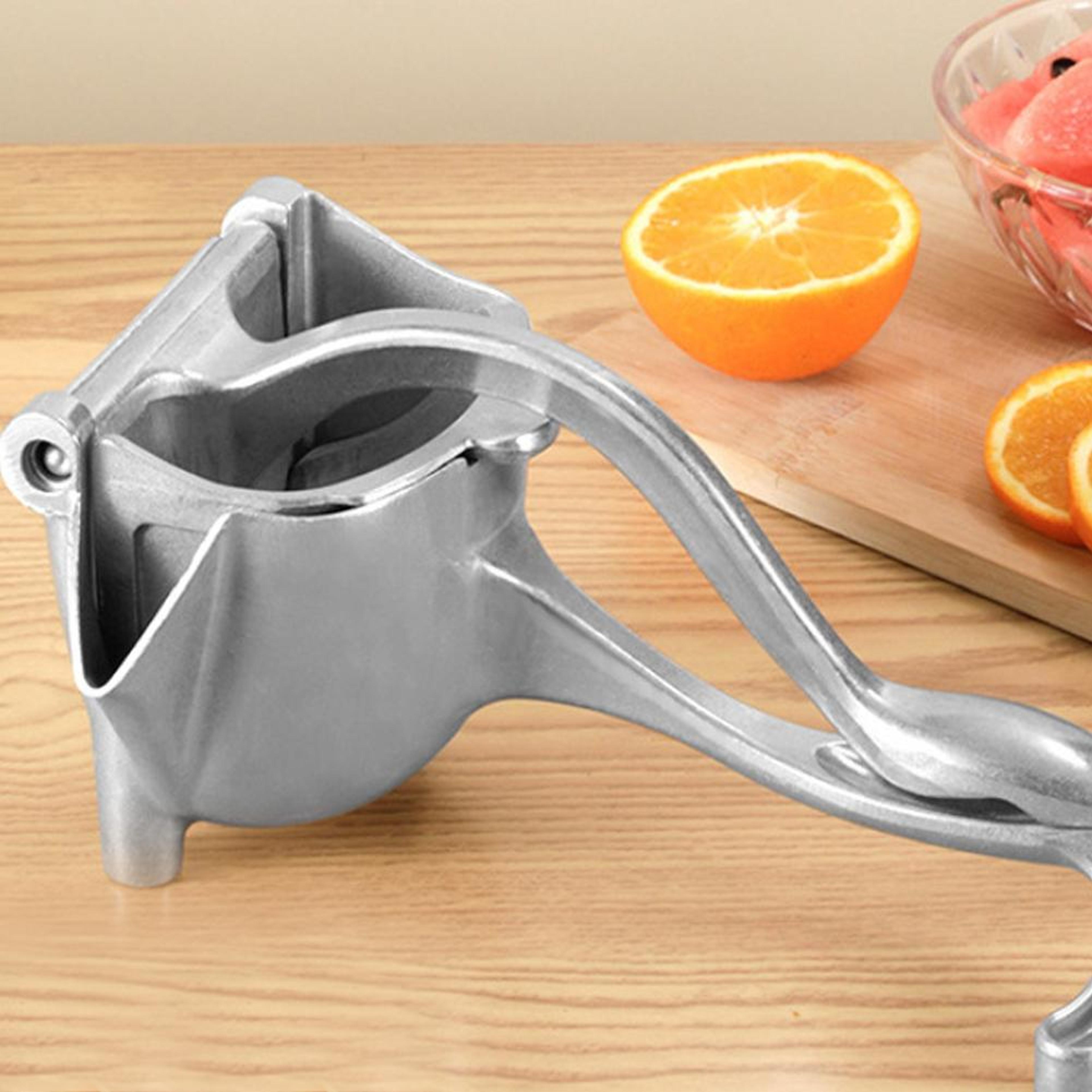 heavy duty manual juice squeezer aluminum alloy citrus and pomegranate press