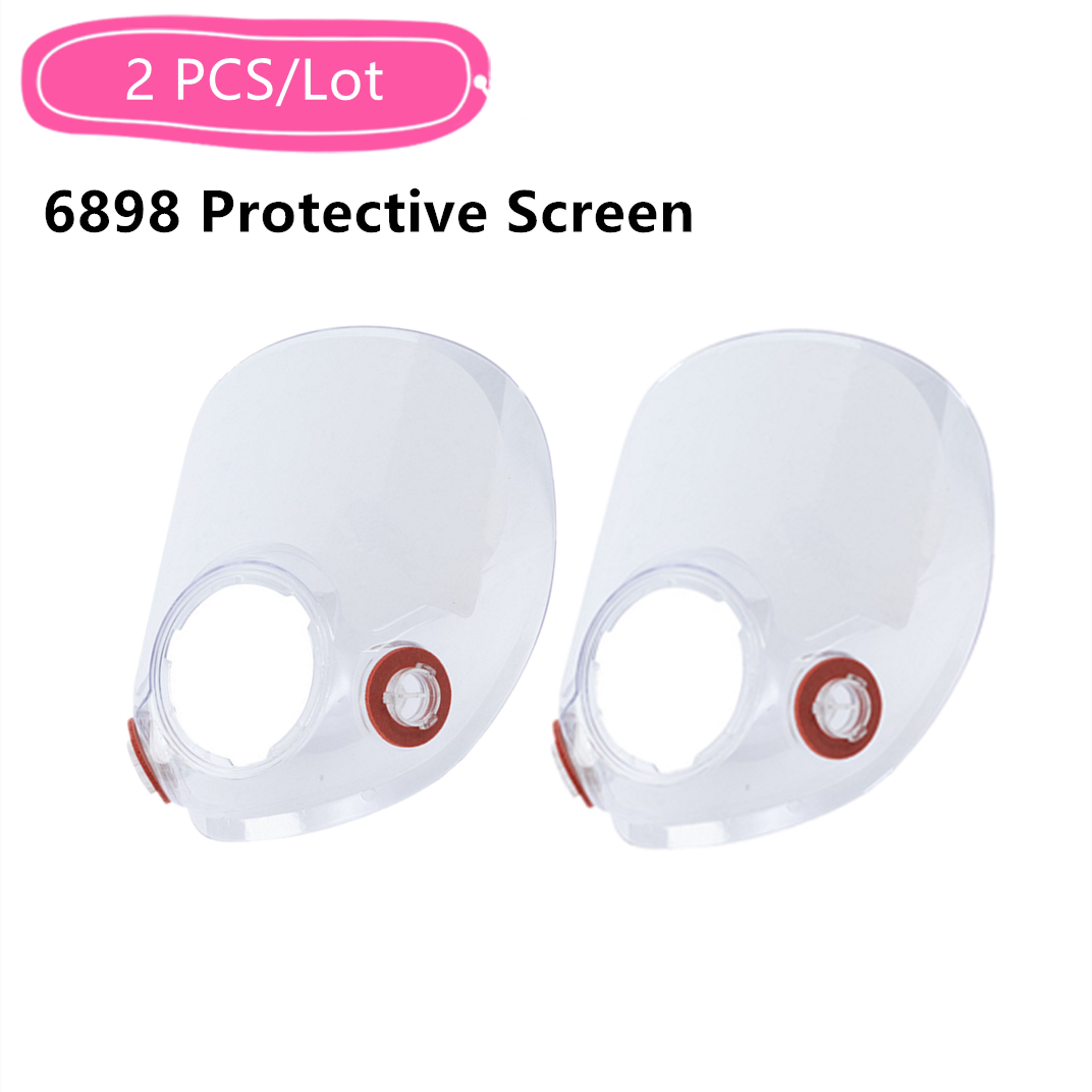 replacement face shield lens for full face respirator