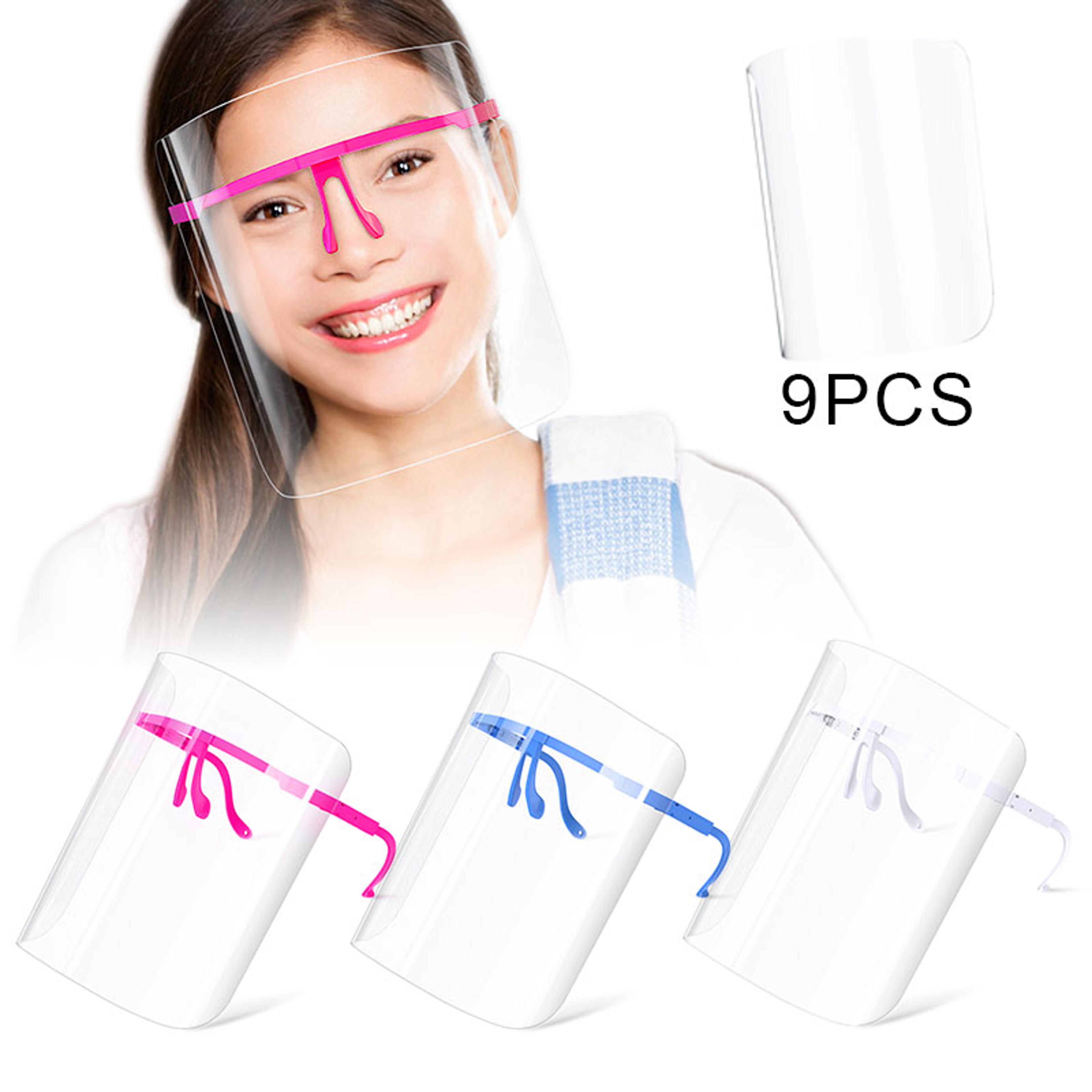 transparent cooking face shield anti oil splash kitchen mask