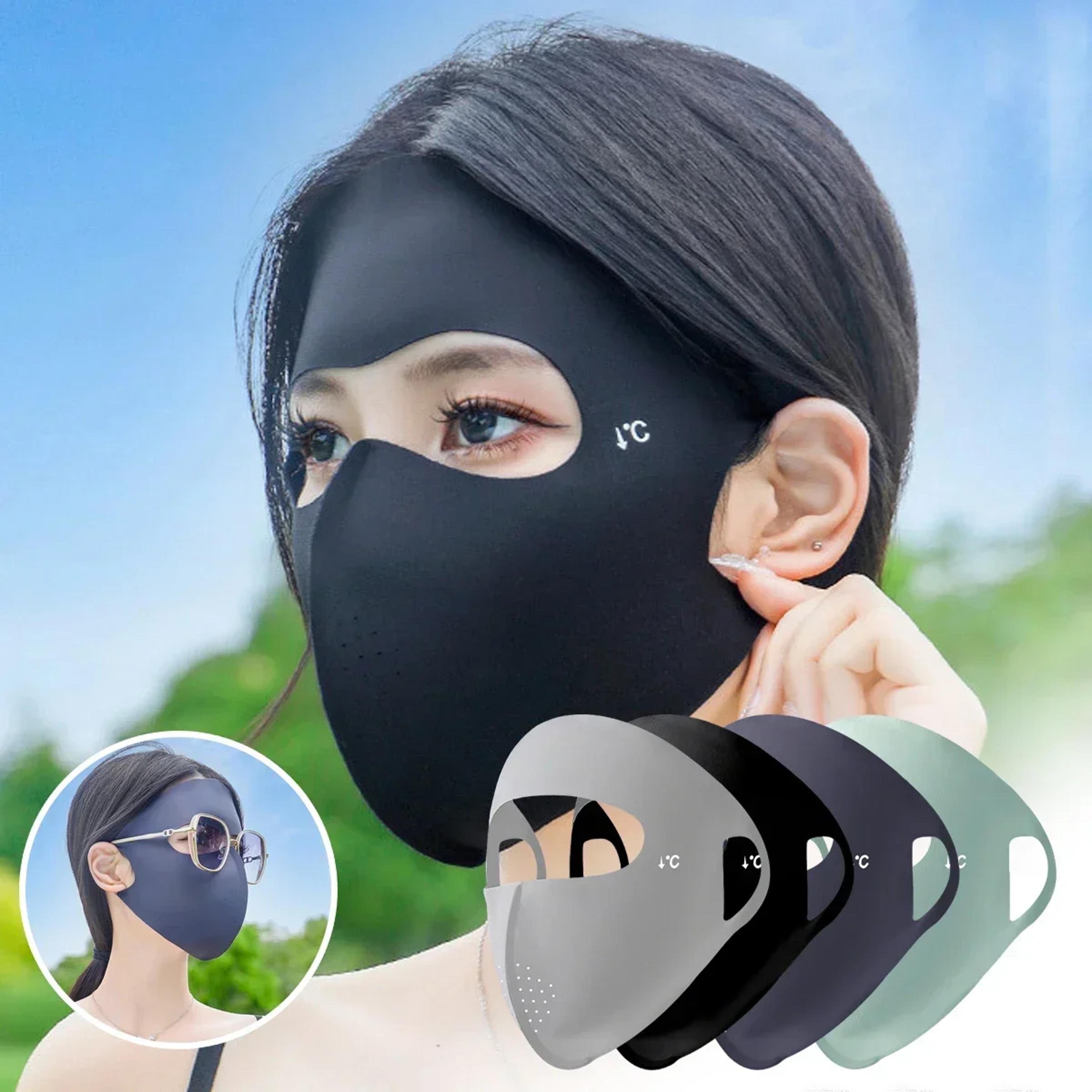 women uv protection face mask full face sun shield for cycling hiking and running