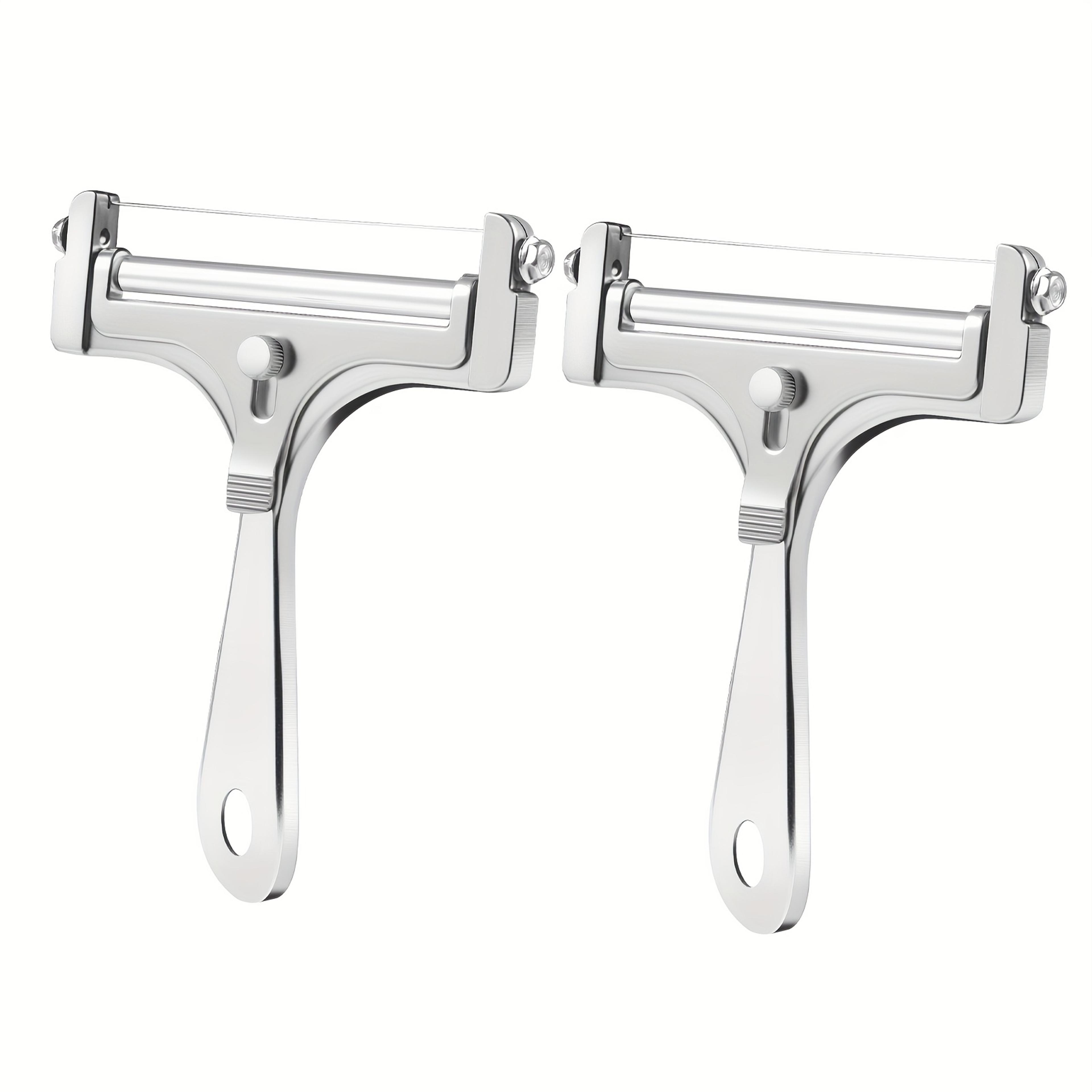 adjustable wire cheese slicer for precise thin and thick slices