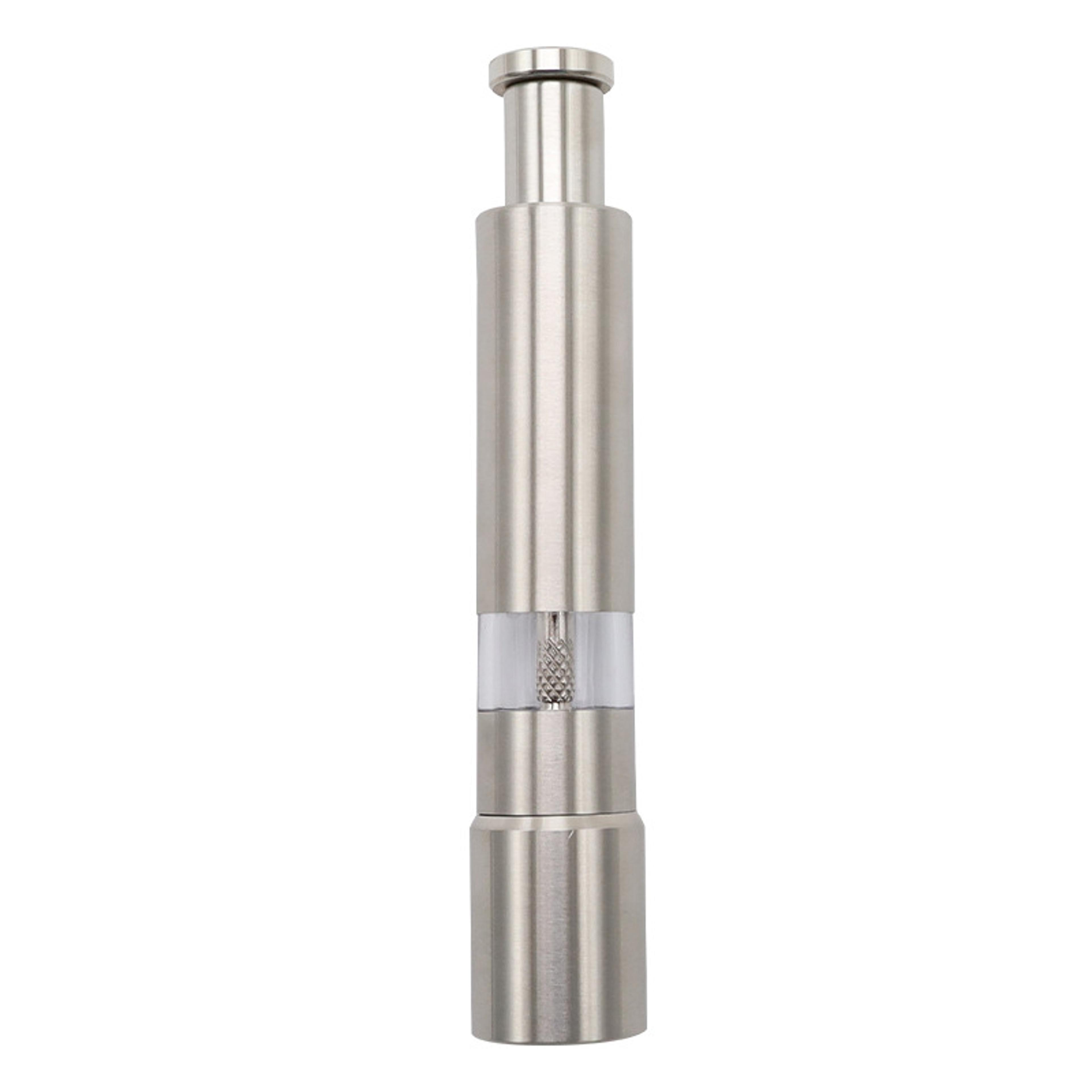 stainless steel electric spice grinder adjustable salt and pepper mill