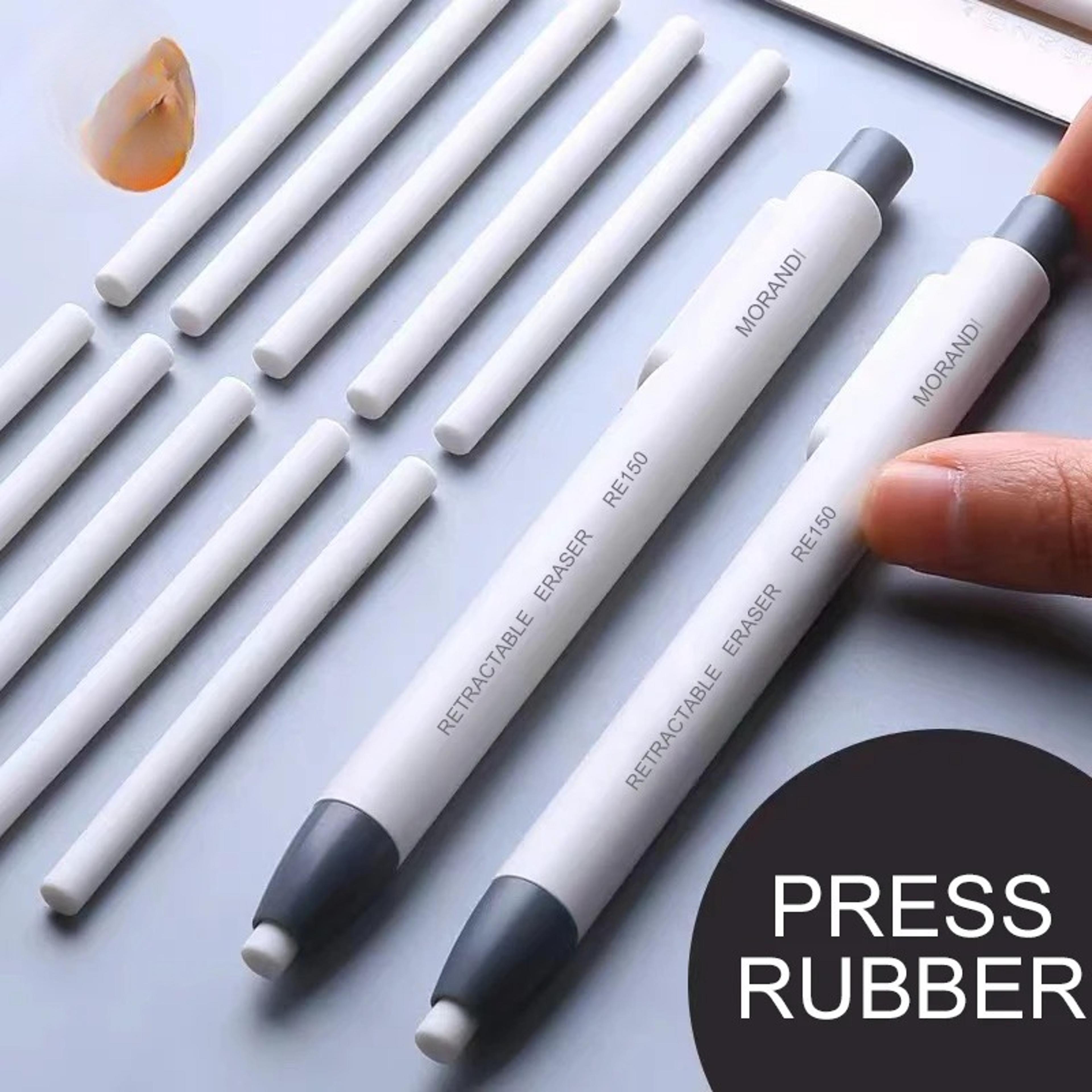 precision retractable pencil eraser pen for clean corrections and school supplies