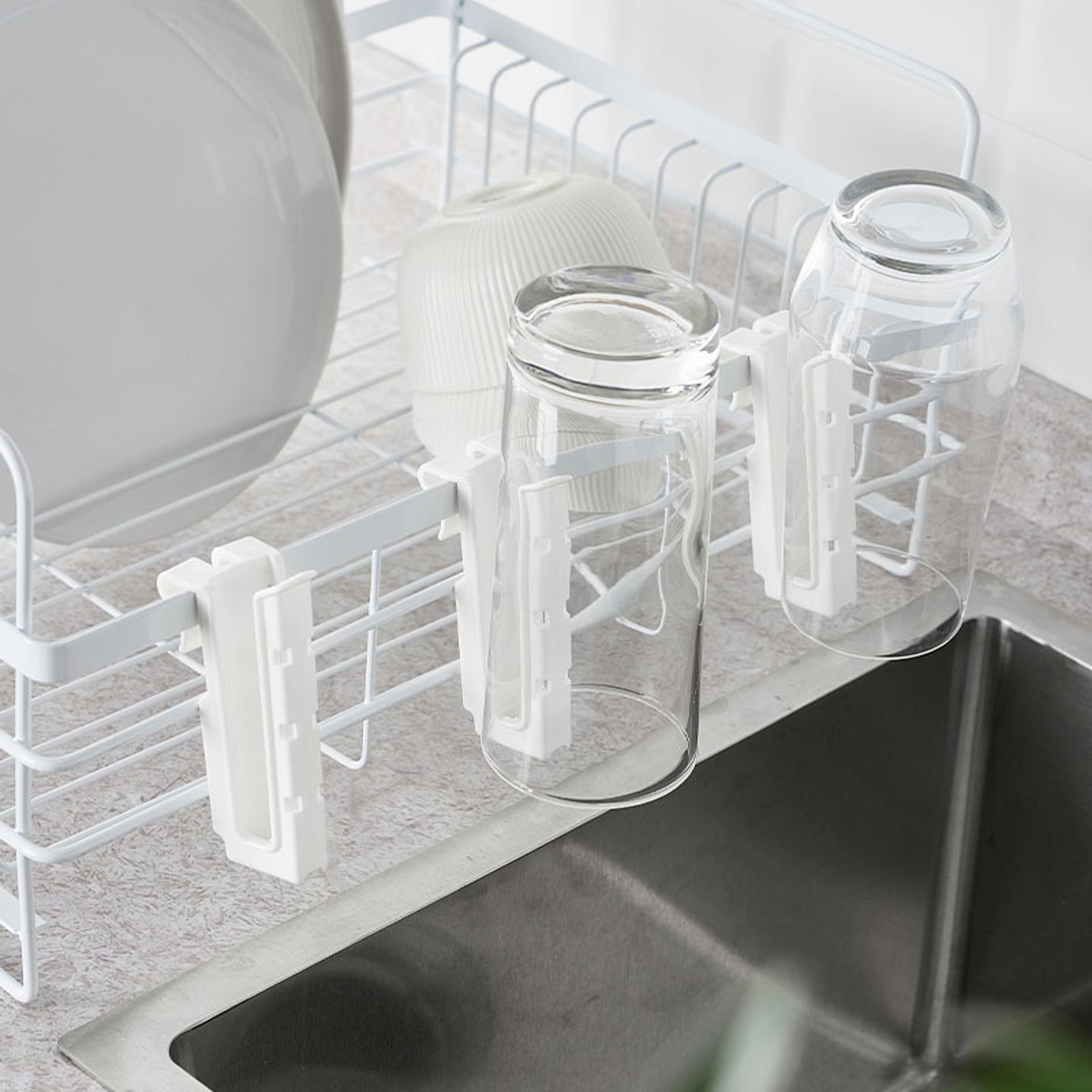 space saving cup drain rack and water bottle drying holder