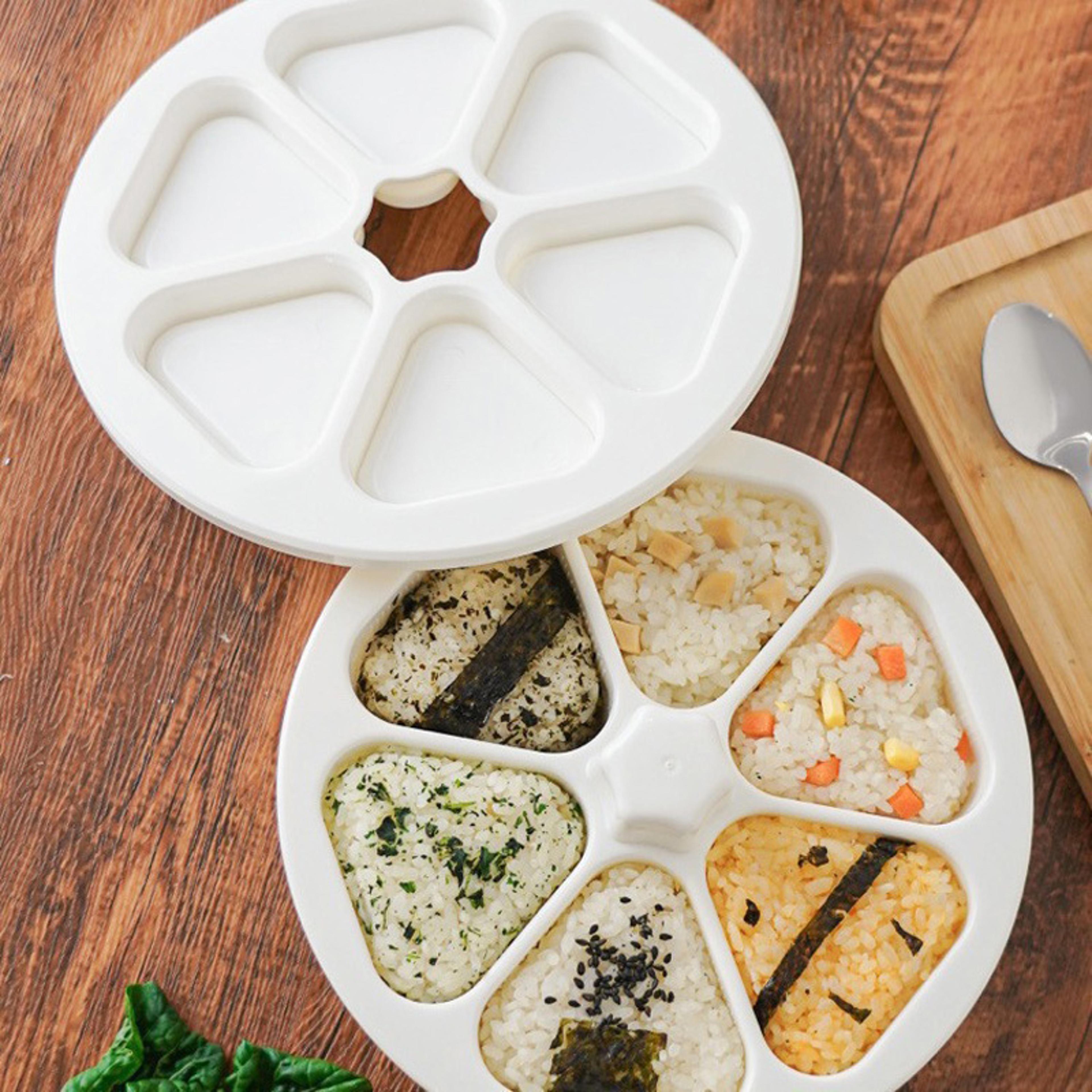 onigiri mold triangle rice ball maker and sushi press bento box