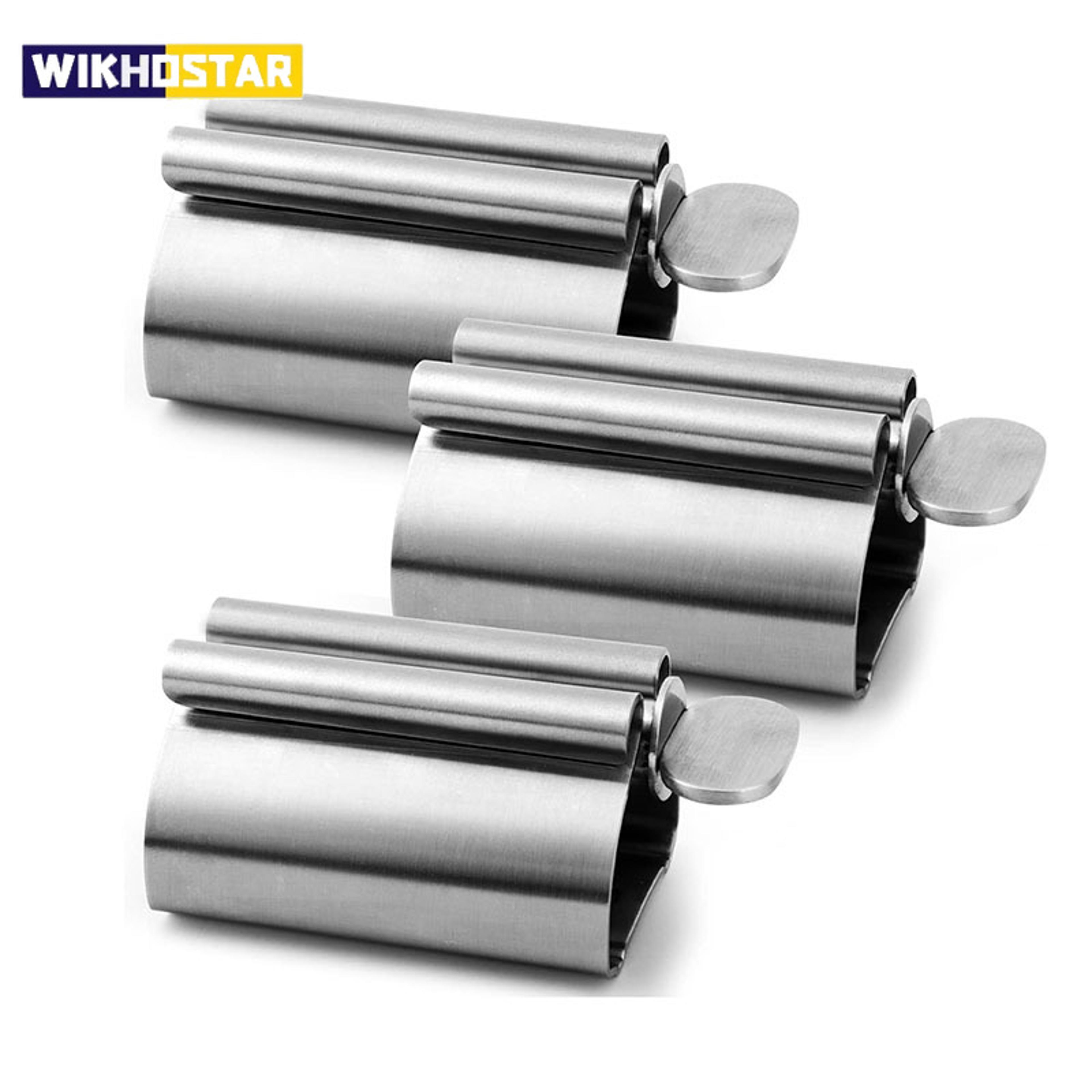 stainless steel toothpaste squeezer roller tube dispenser for bathroom