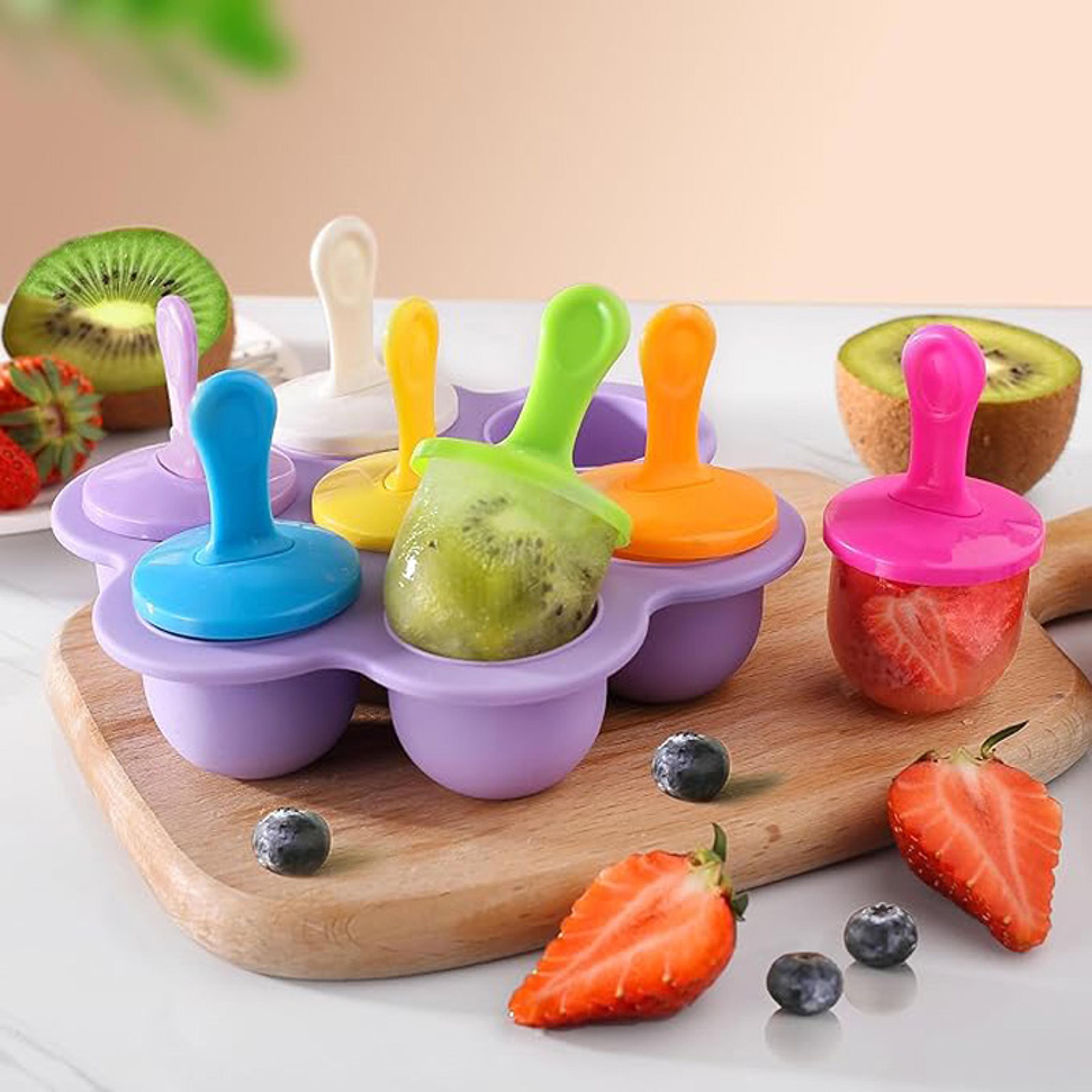 cavity silicone popsicle mold reusable ice pop maker for homemade frozen treats