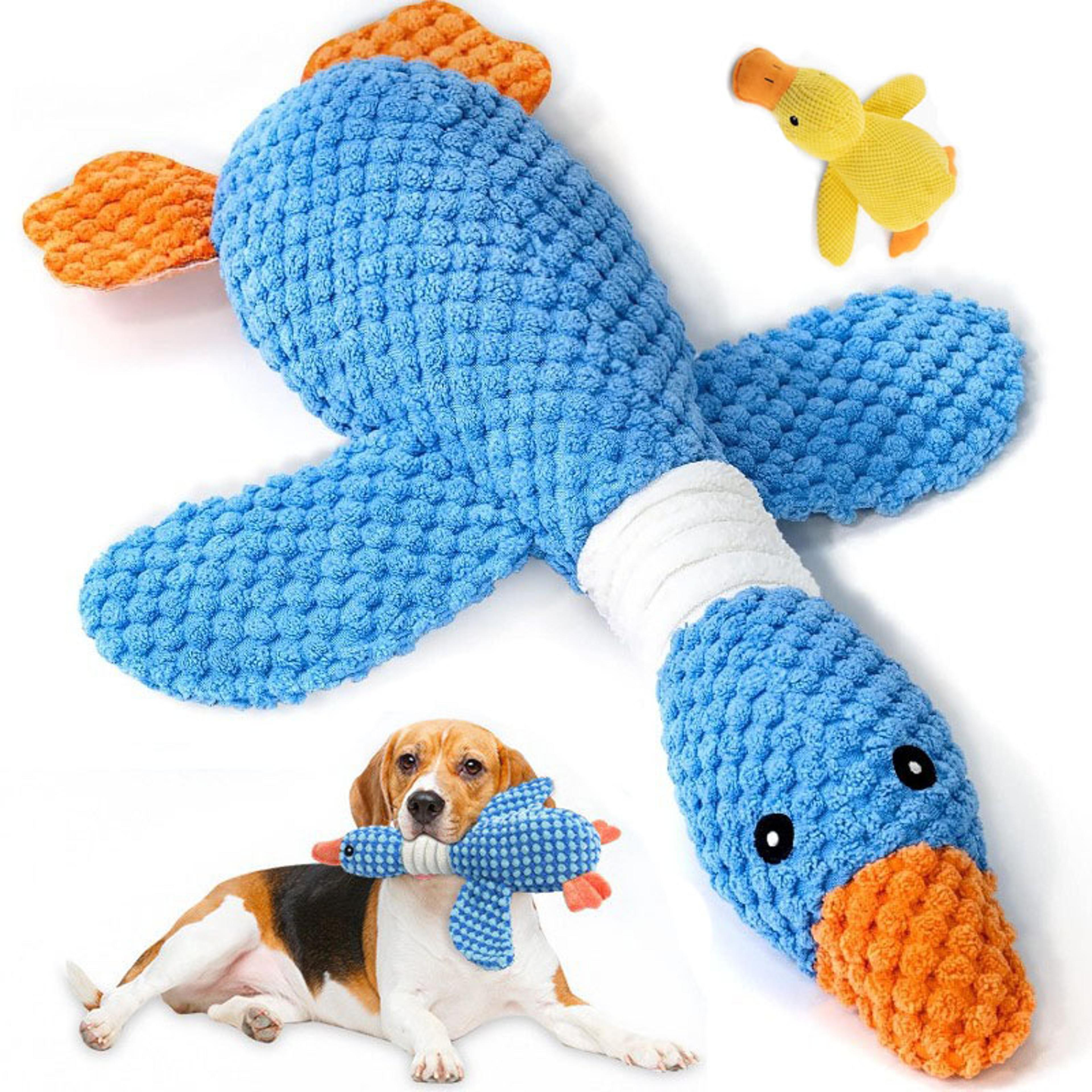 interactive plush squeaky dog chew toy for aggressive chewers and pet play