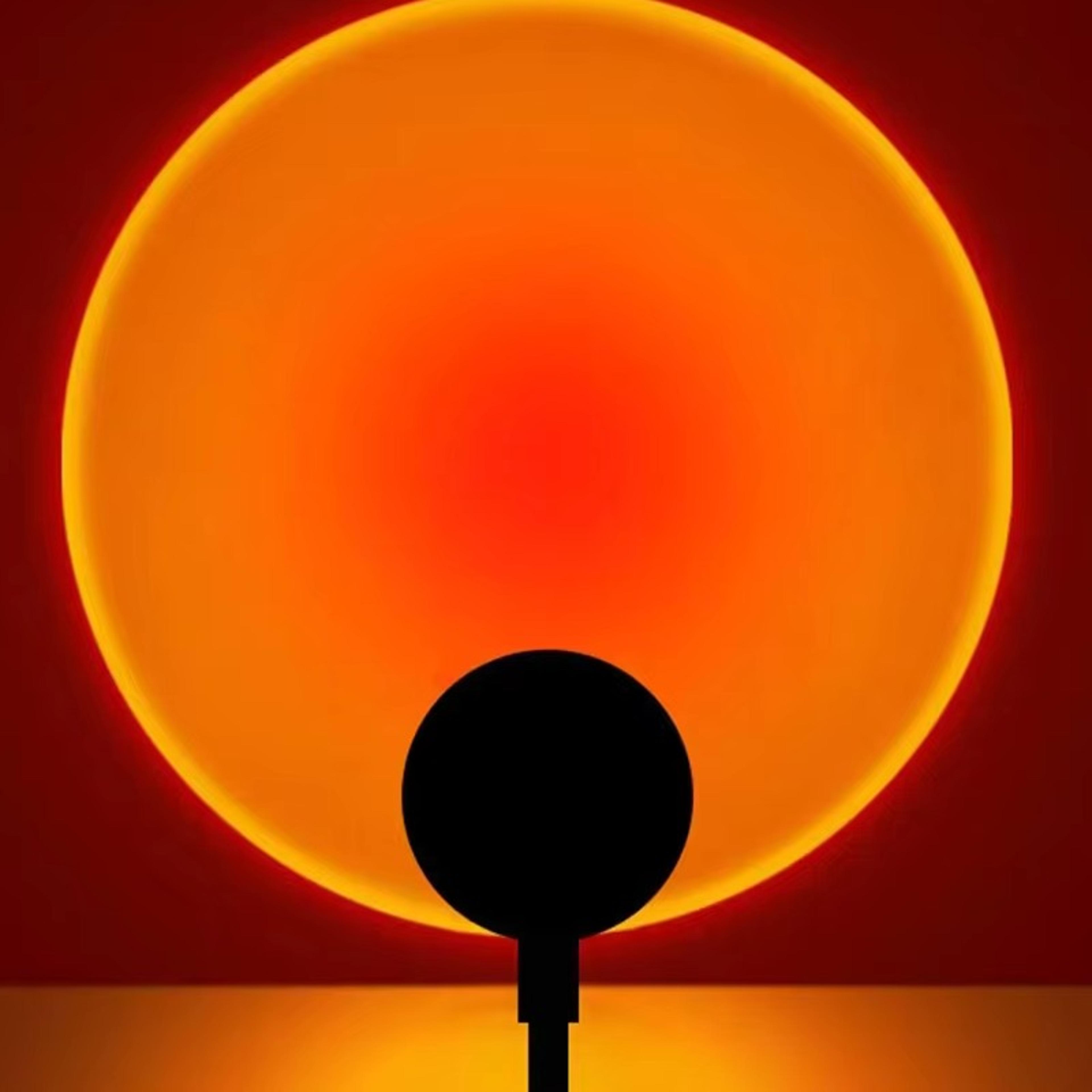 usb led sunset projector lamp for bedroom mood lighting and photography