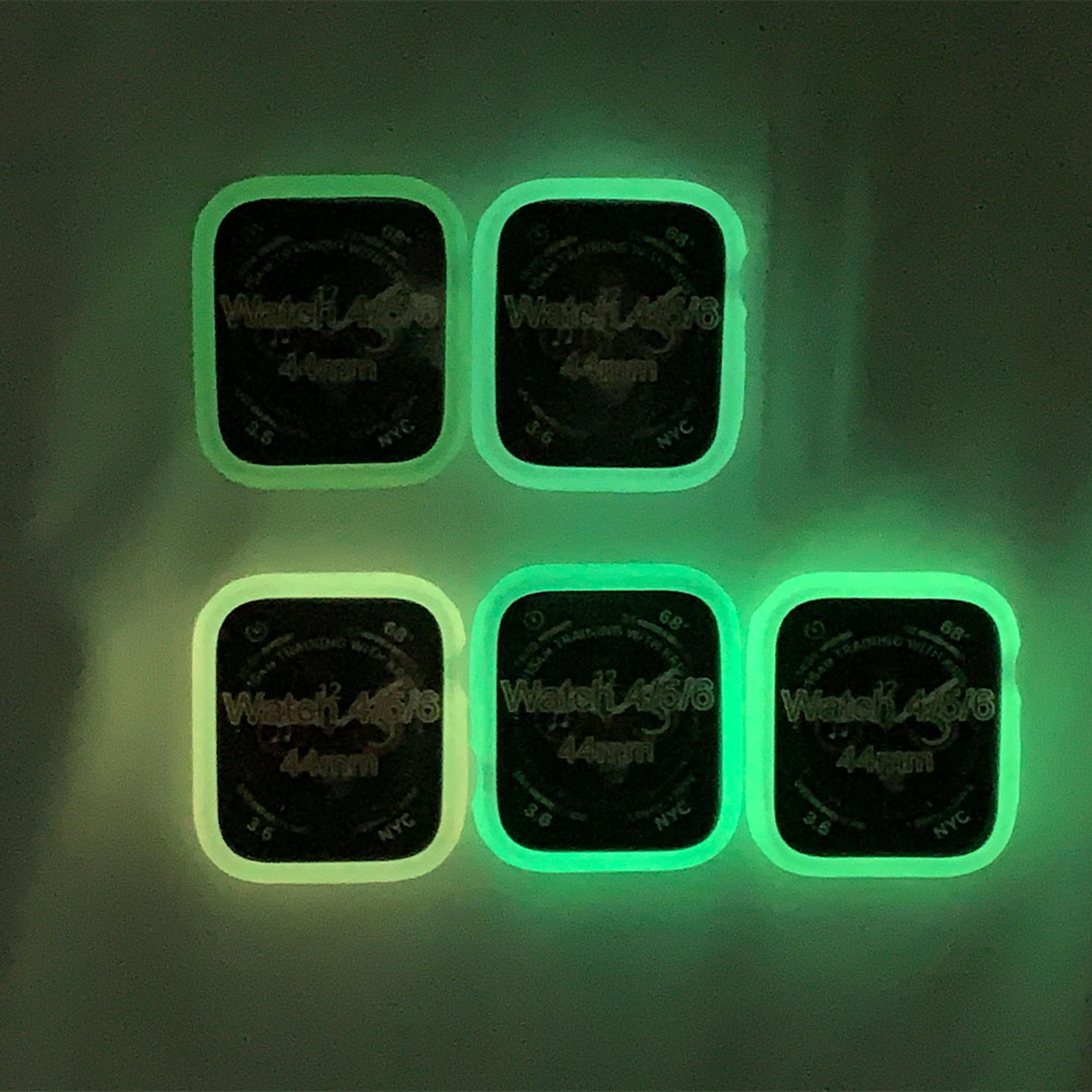 glow in the dark tpu apple watch case protective bumper