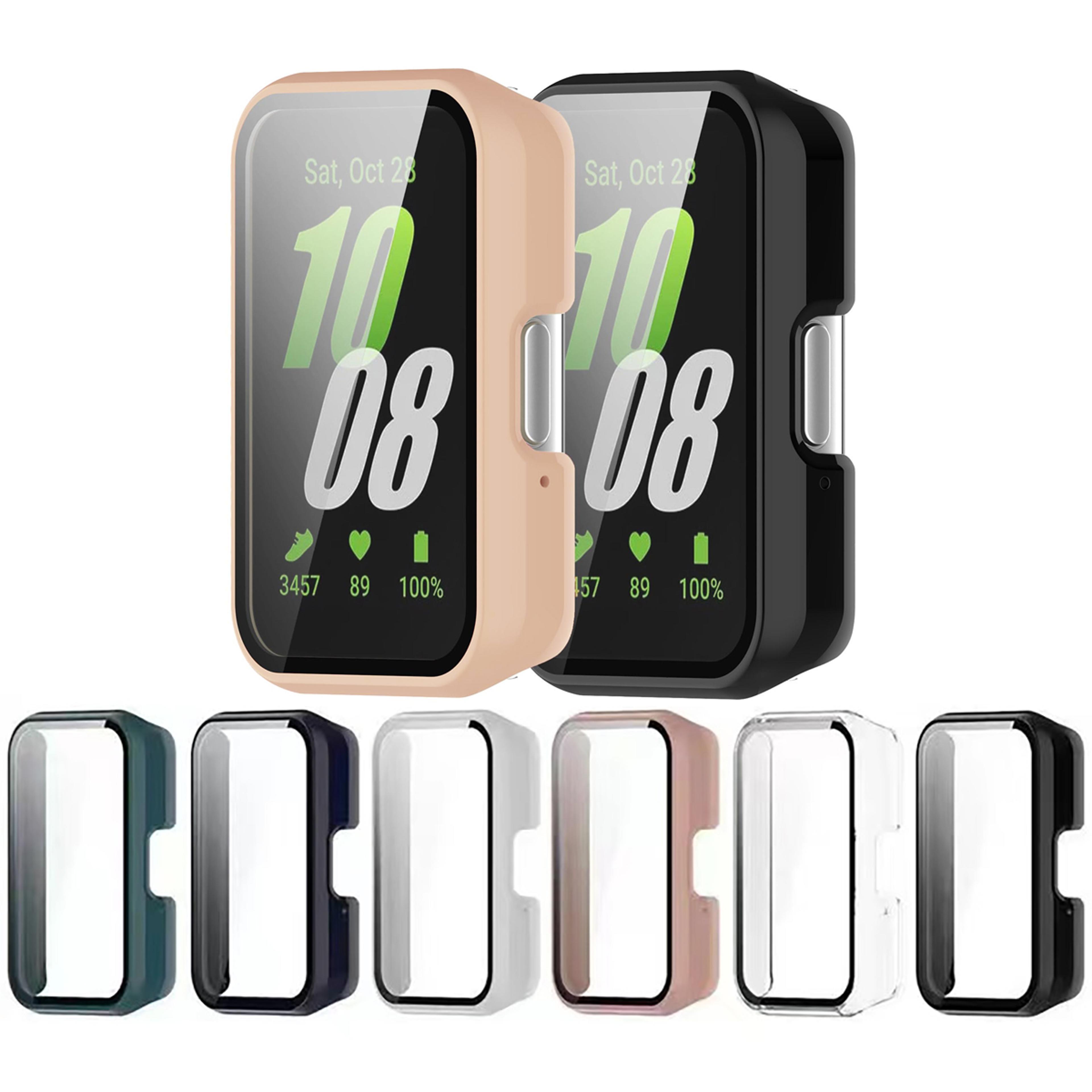 samsung galaxy fit screen protector case with tempered glass full coverage pc bumper