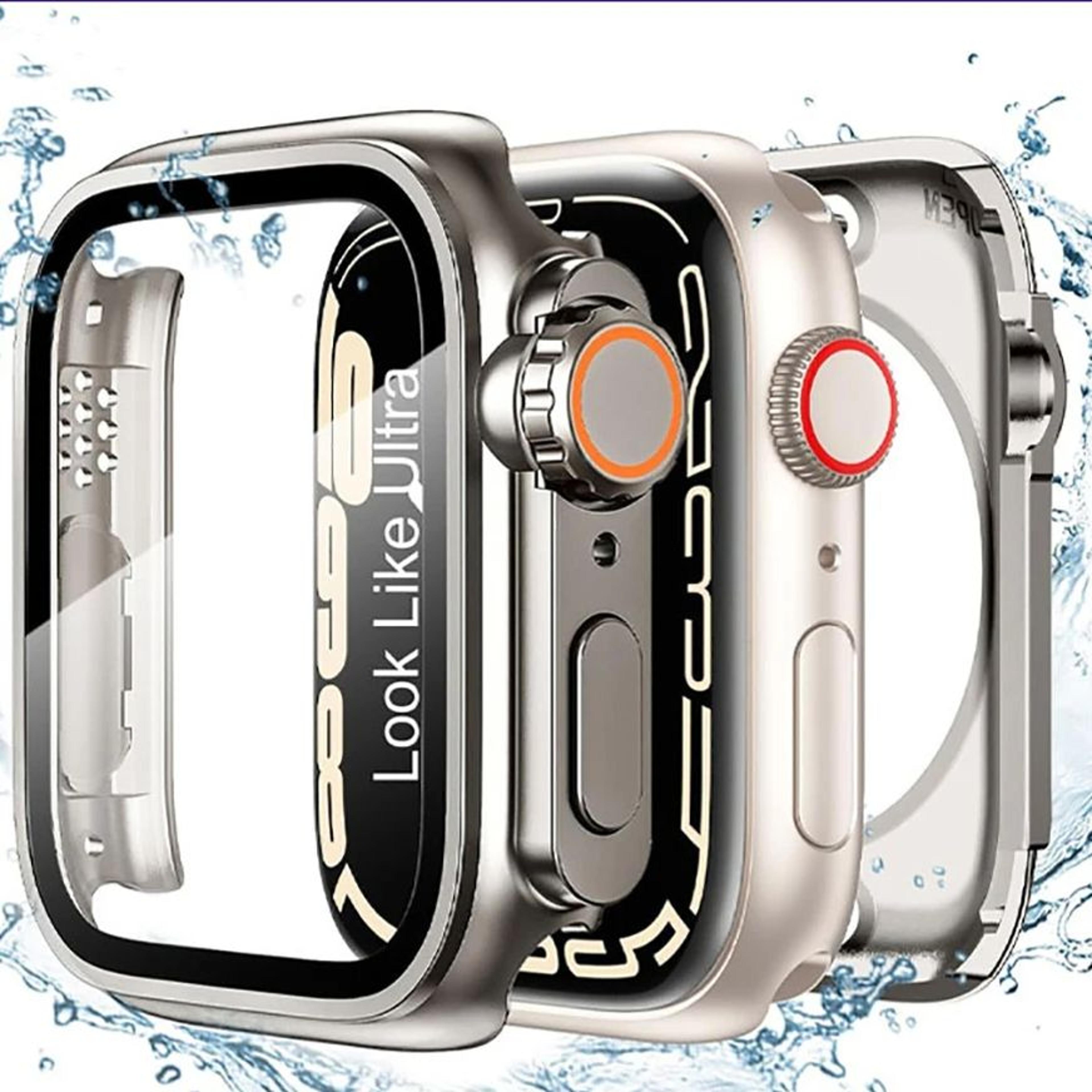 apple watch screen protector case with hard pc bumper and ultra style upgrade