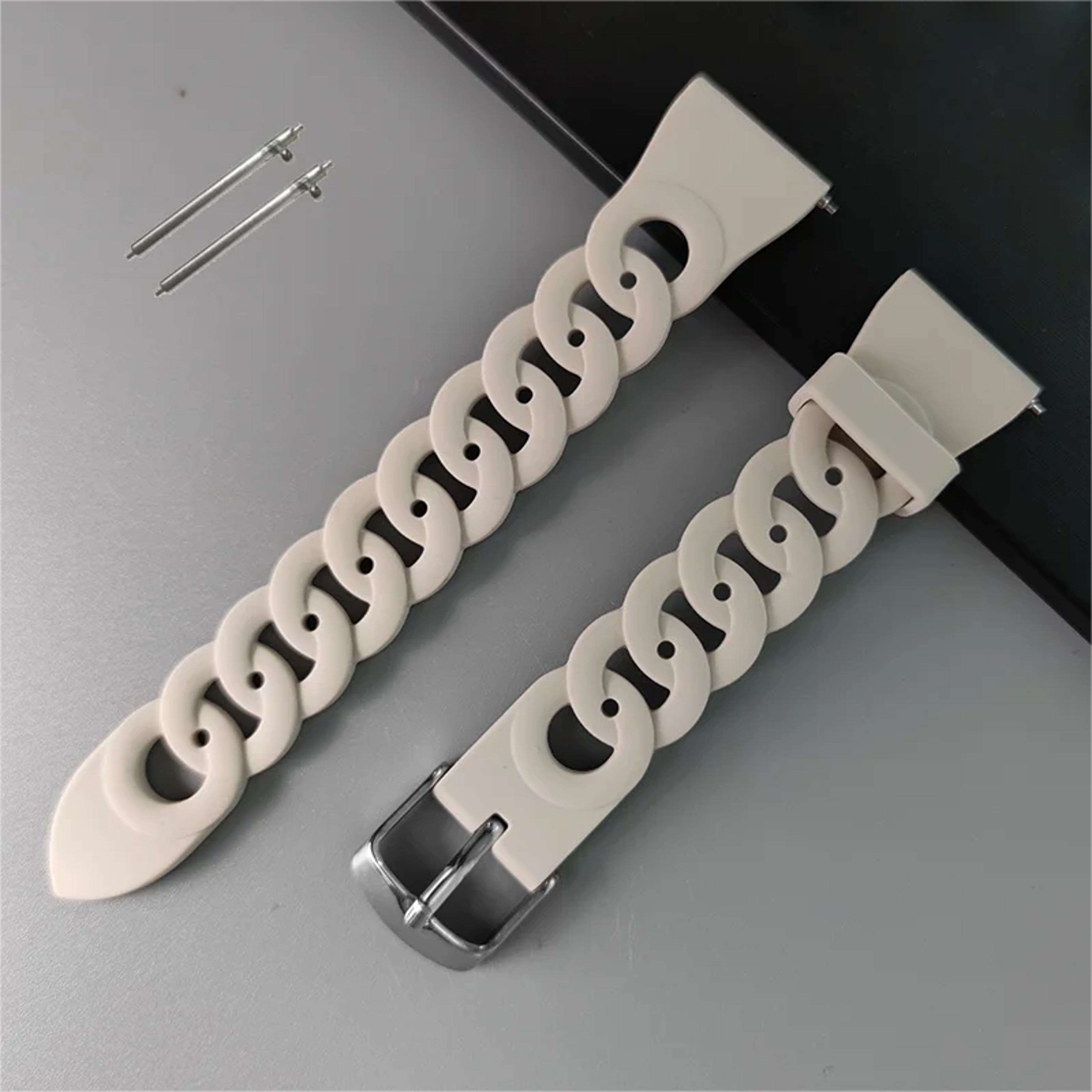 breathable silicone galaxy watch band hollow design replacement strap