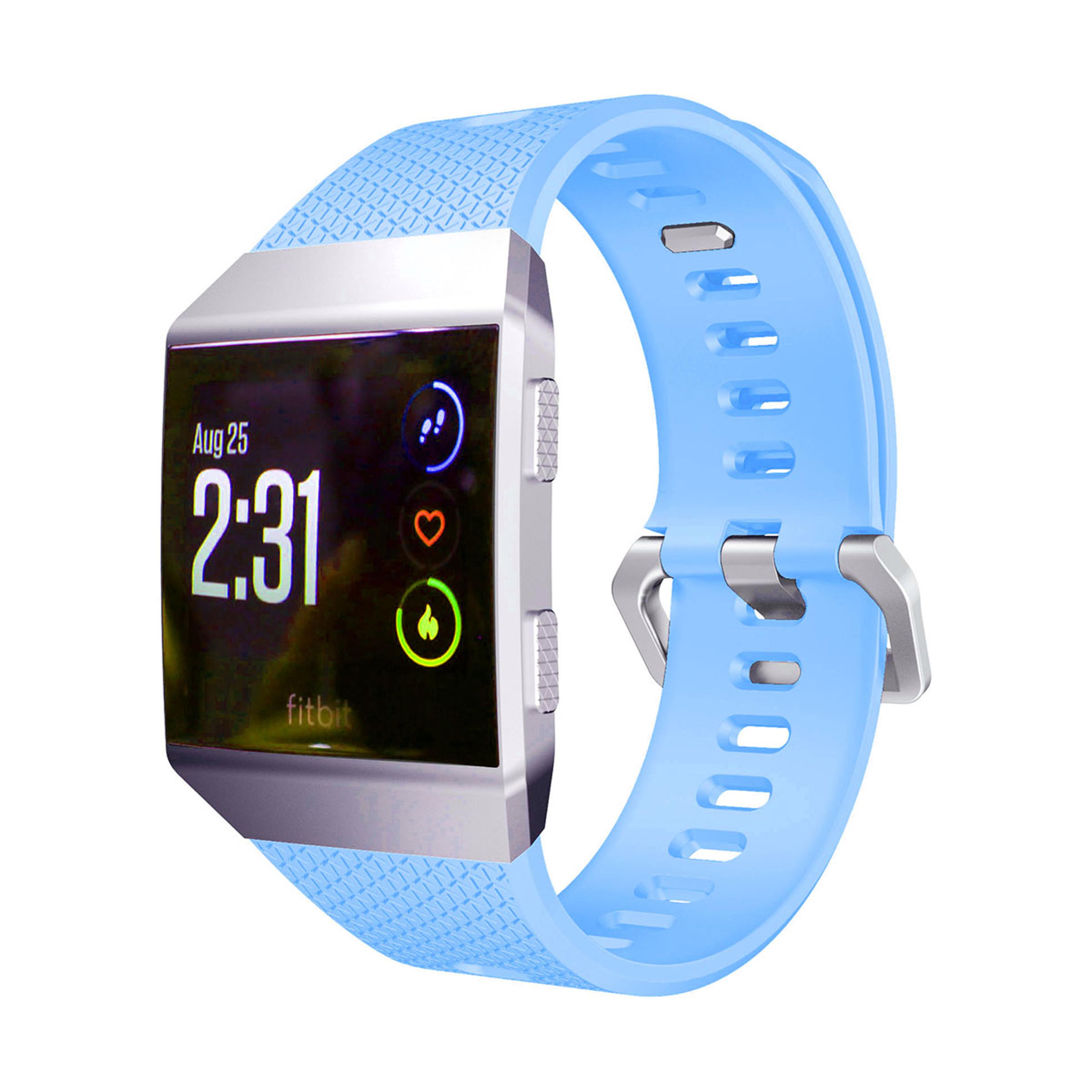 fitbit ionic silicone replacement band comfortable sport watch strap