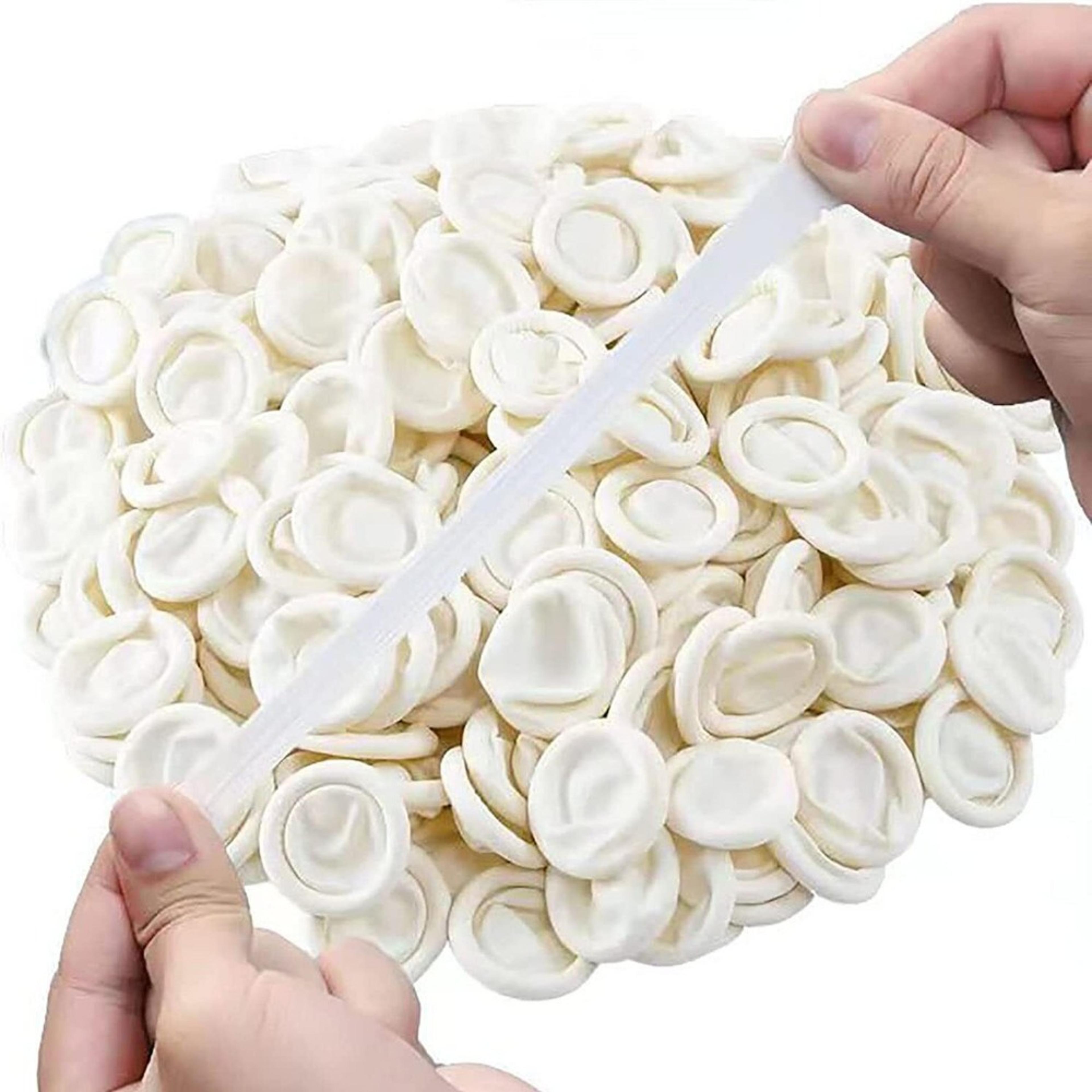 disposable latex finger cots anti static finger protectors non slip fingertip covers