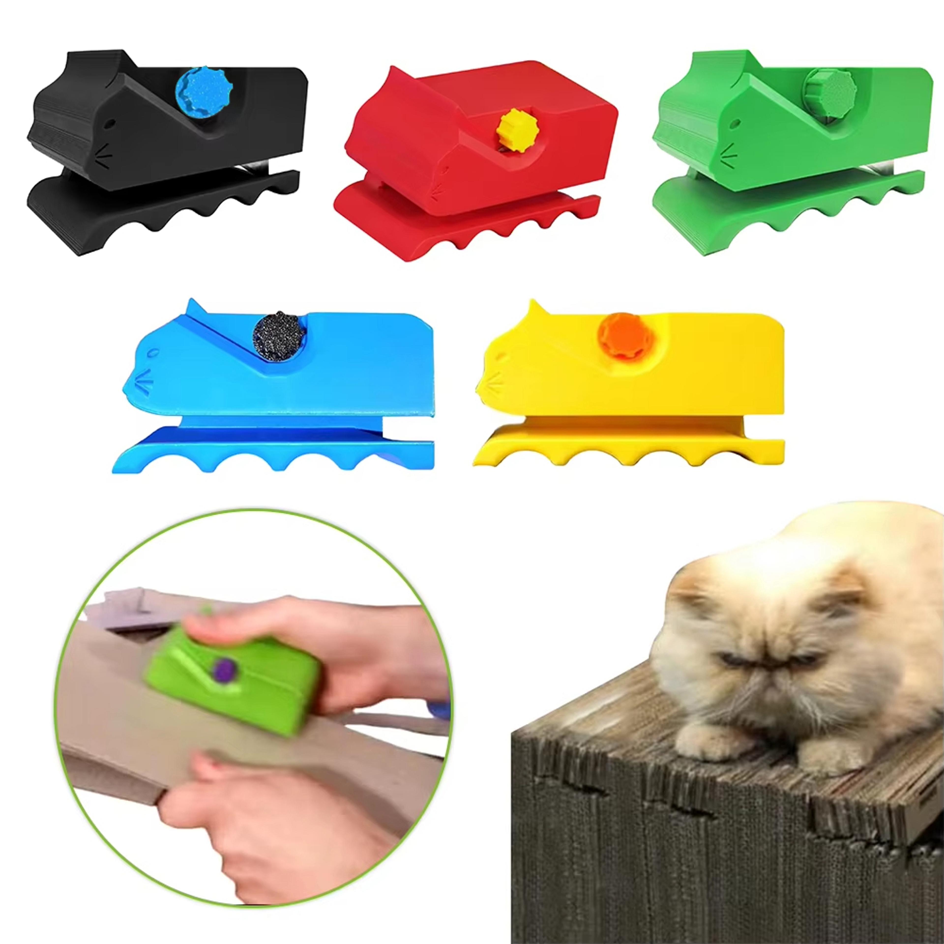 diy cat scratcher cardboard cutter strip cutting tool