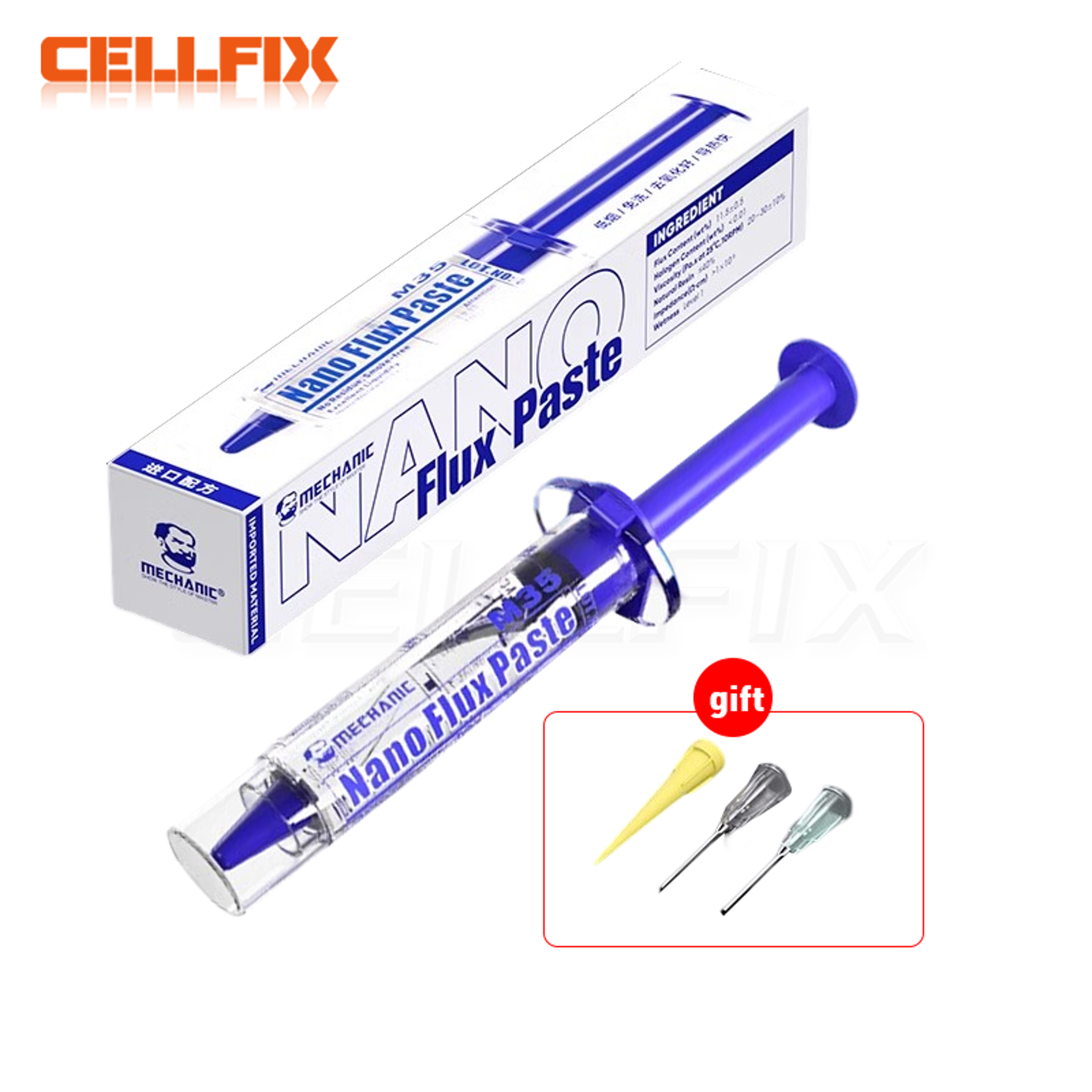 mechanic nano flux paste no clean soldering flux for pcb repair