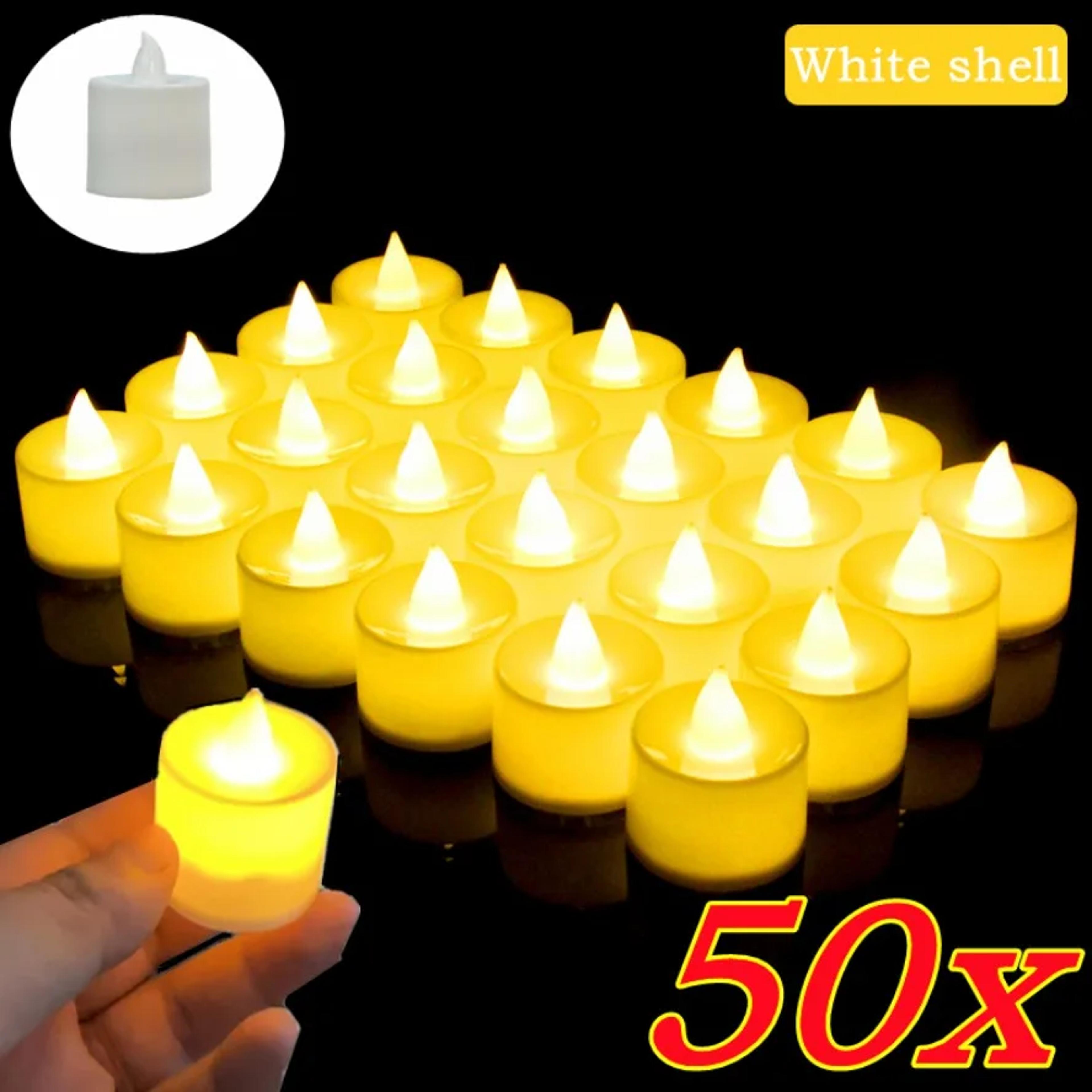 warm glow flameless led tea light candles battery operated wedding home decor