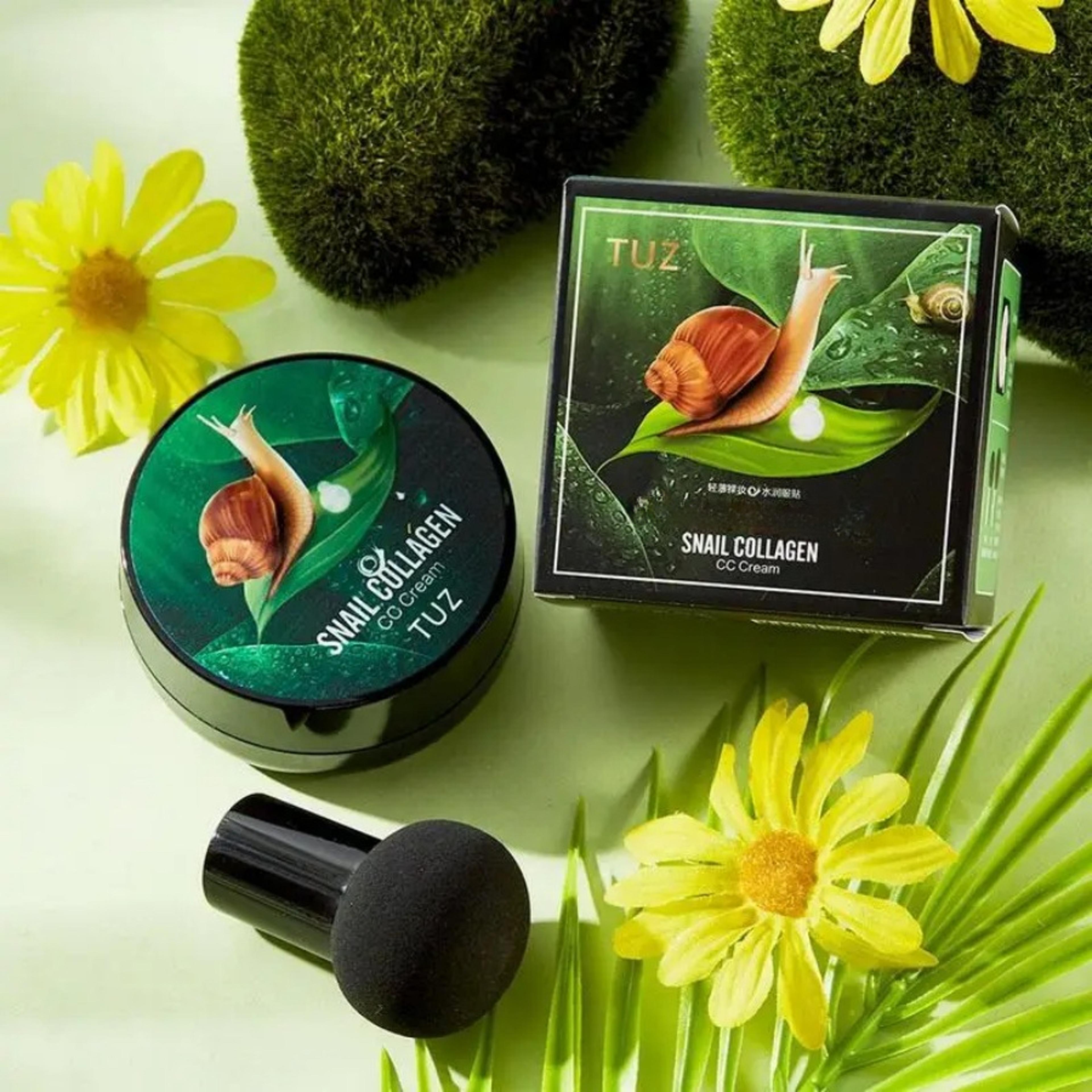 snail collagen cream air cushion foundation