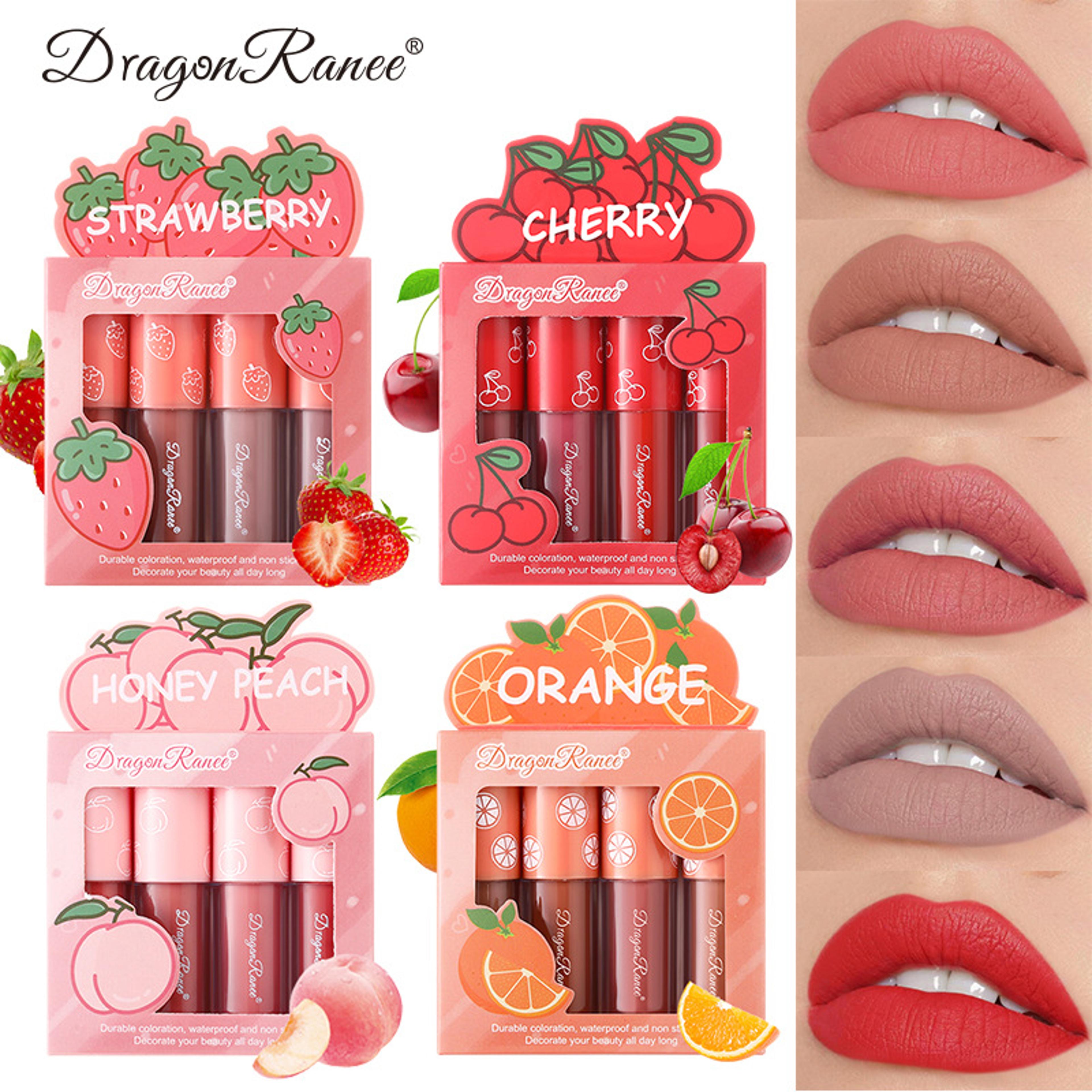 mini velvet matte lip tint set long lasting non stick lip color