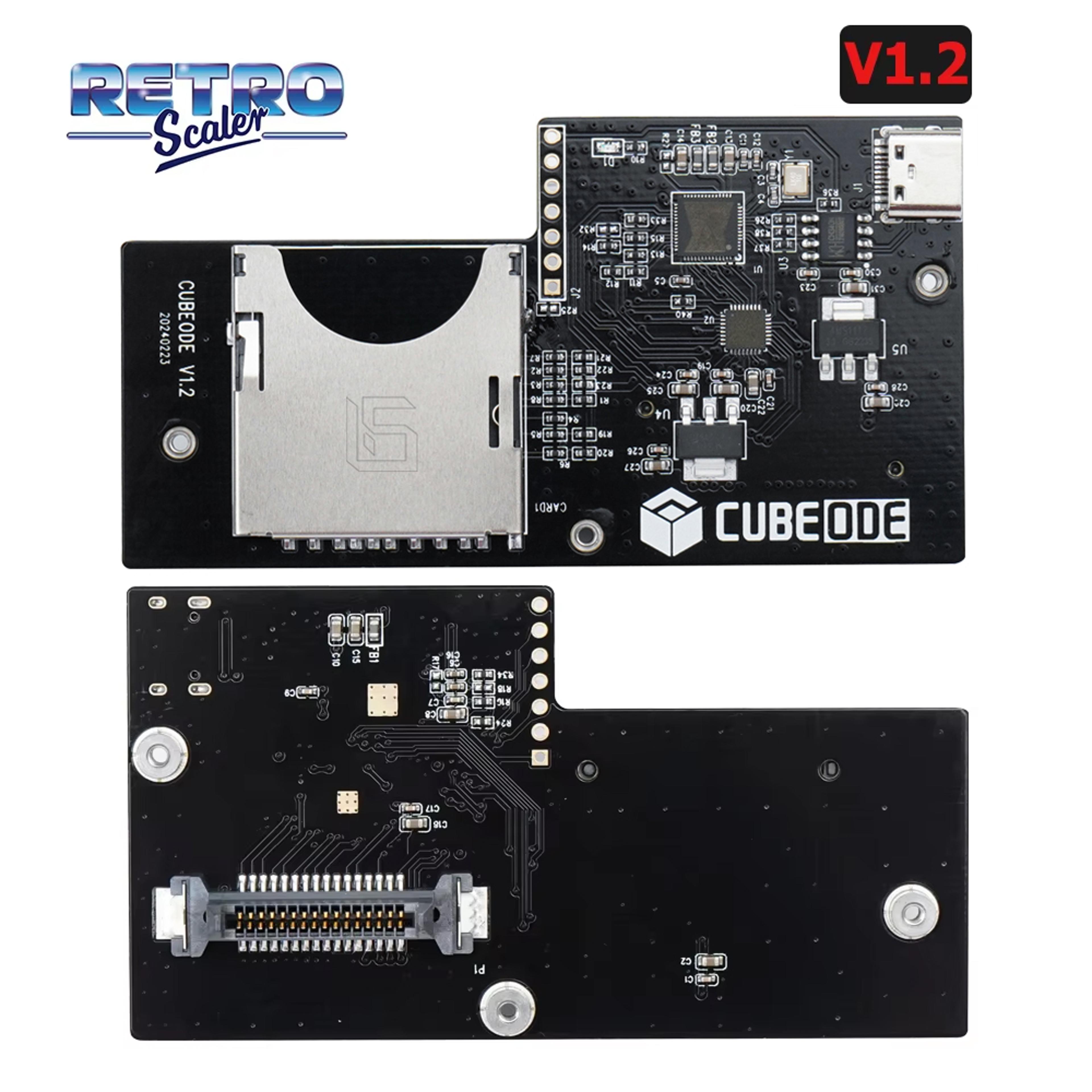 retroscaler cubeode gamecube optical drive emulator gc loader