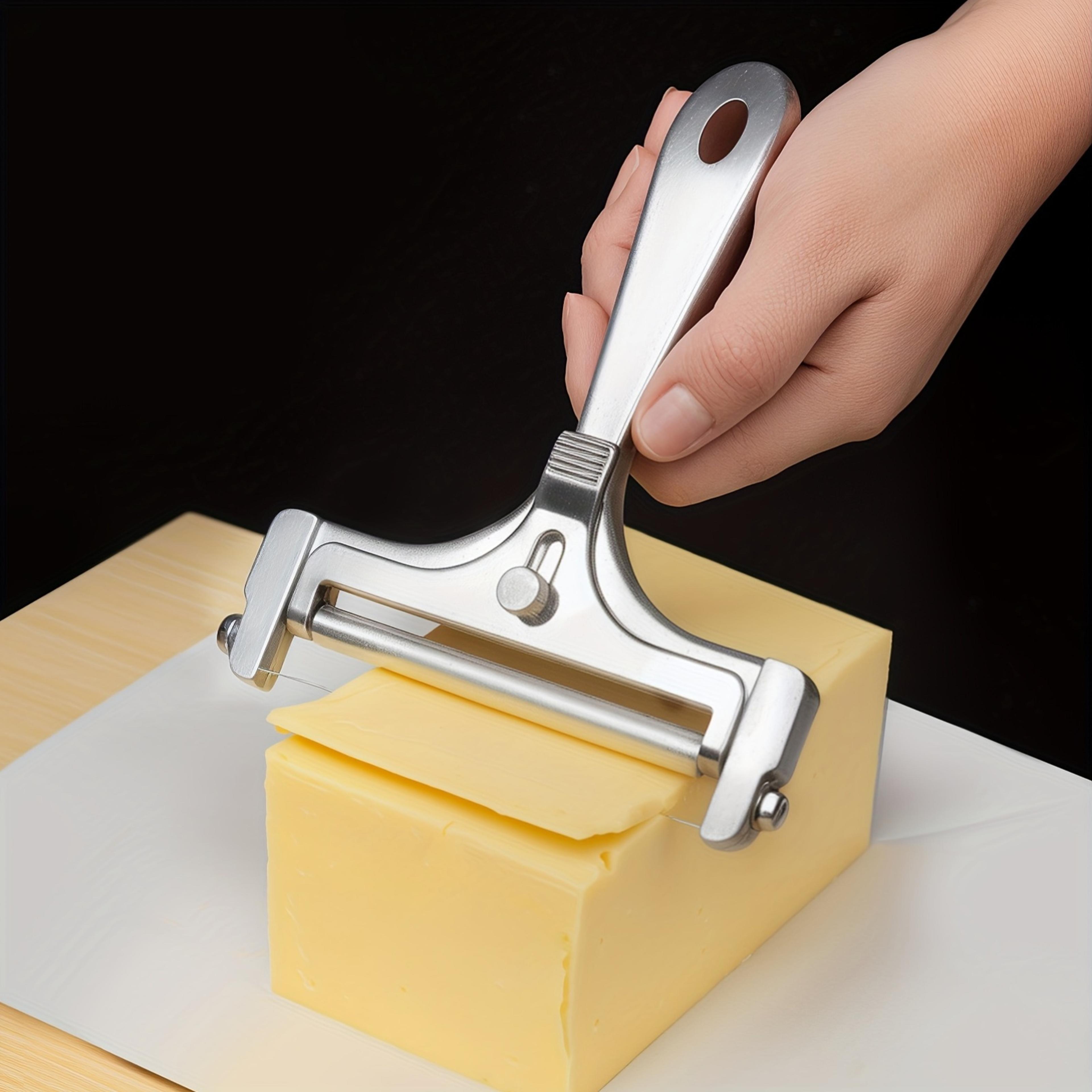 adjustable cheese slicer stainless steel wire cheese cutter