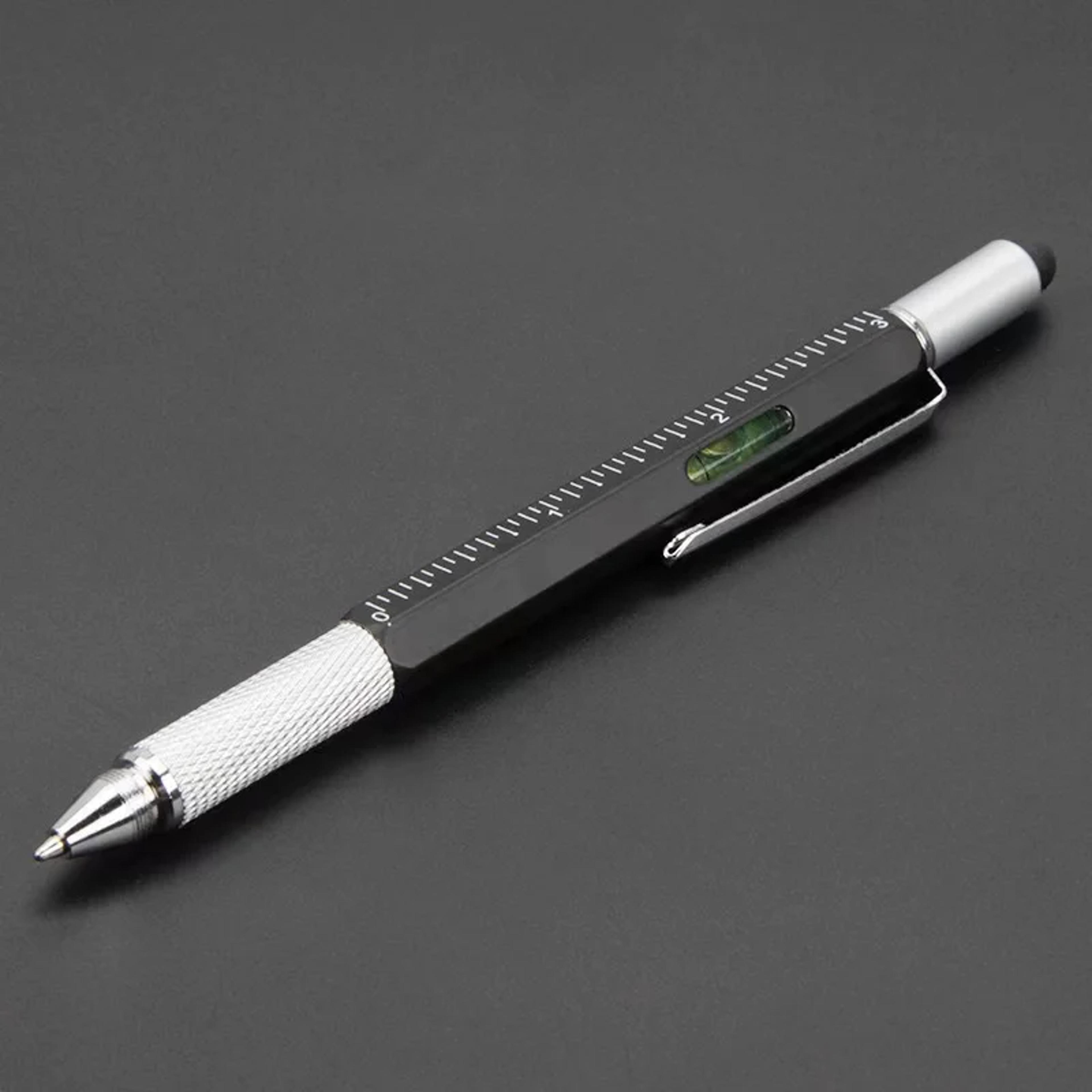 multifunctional stylus pen with screwdriver ruler and level gauge