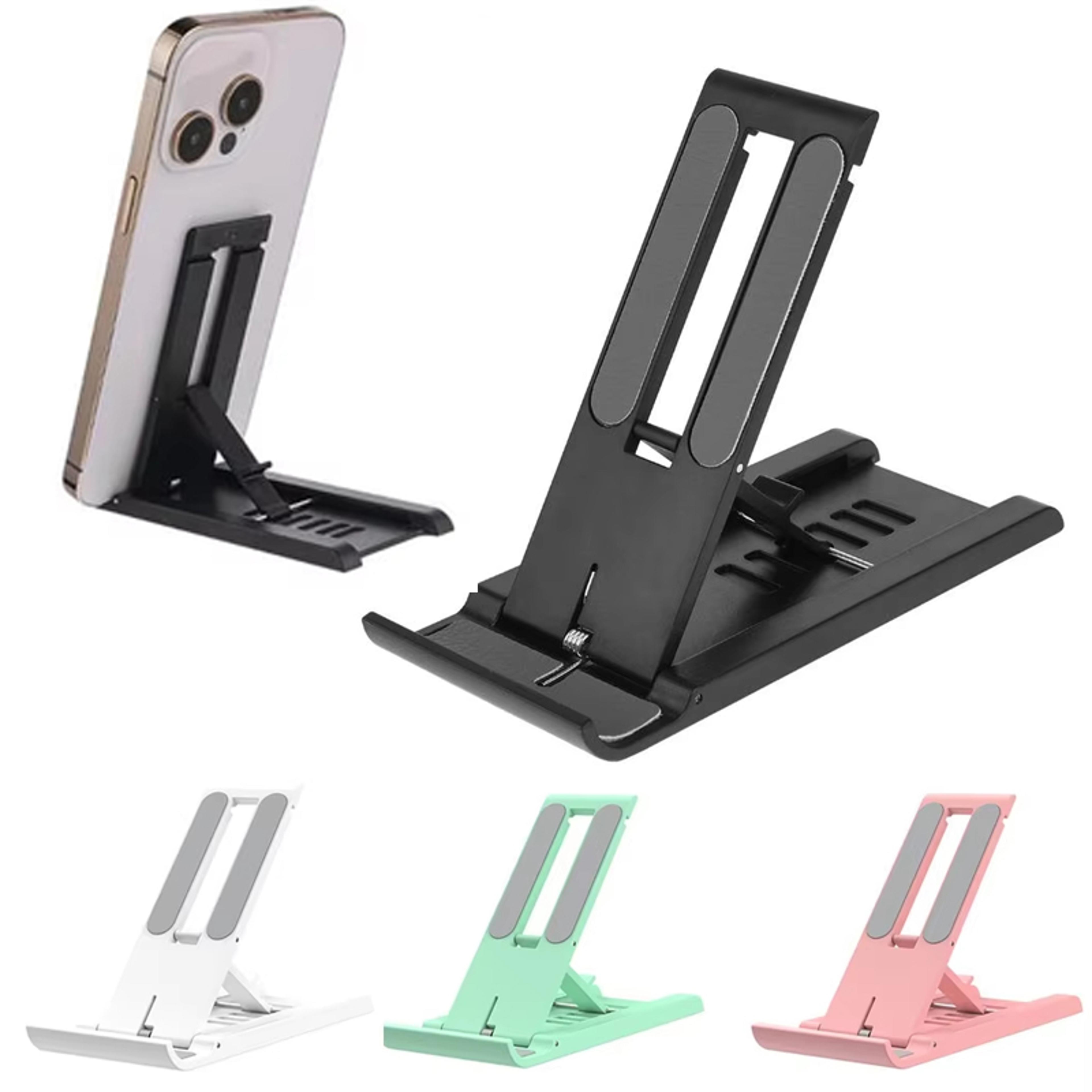 foldable desktop phone stand portable adjustable phone and tablet holder