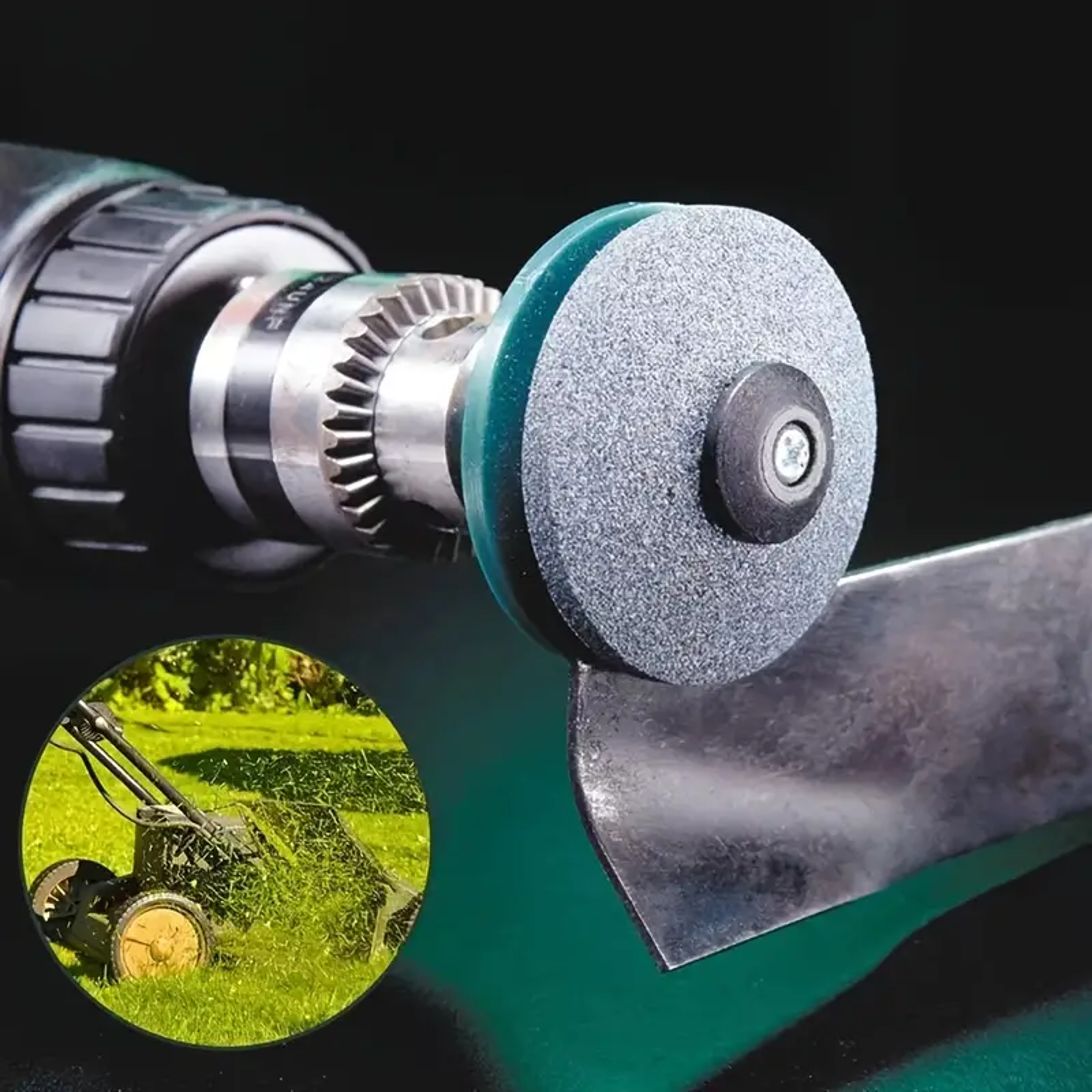 electric lawn mower blade sharpener wear resistant grinding tool