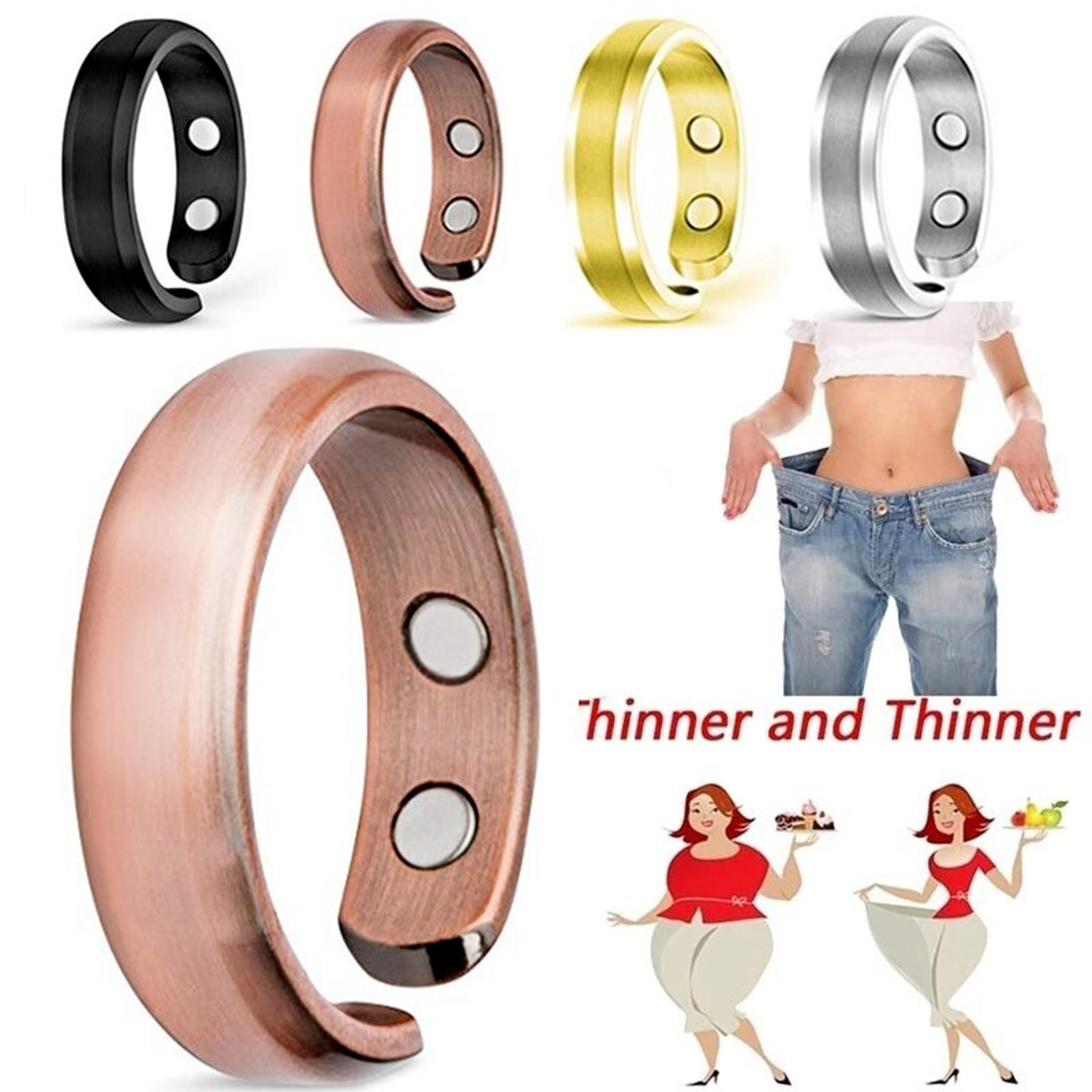 adjustable anti snoring ring acupressure sleep aid for men and women