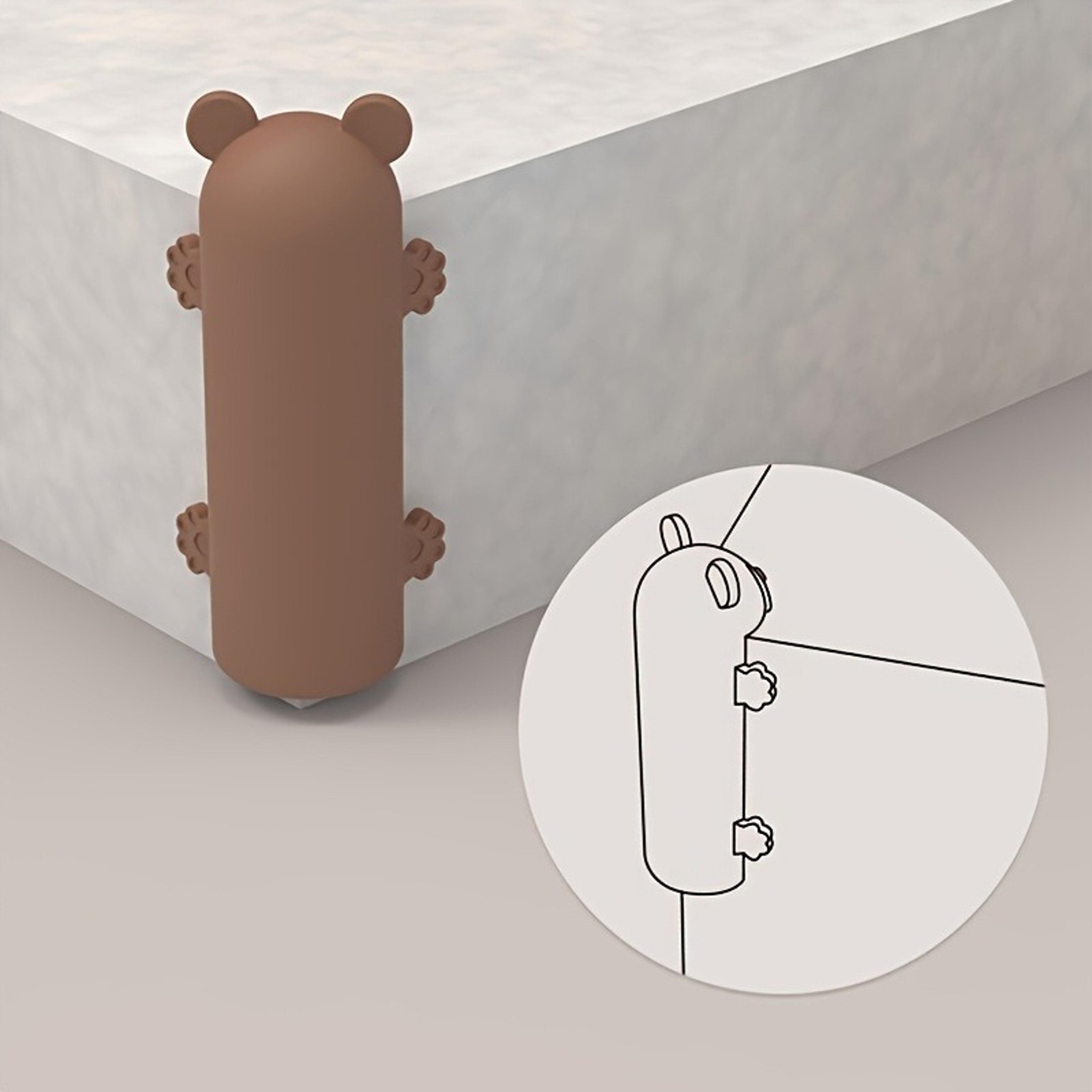 cute bear baby corner protectors soft furniture safety guards