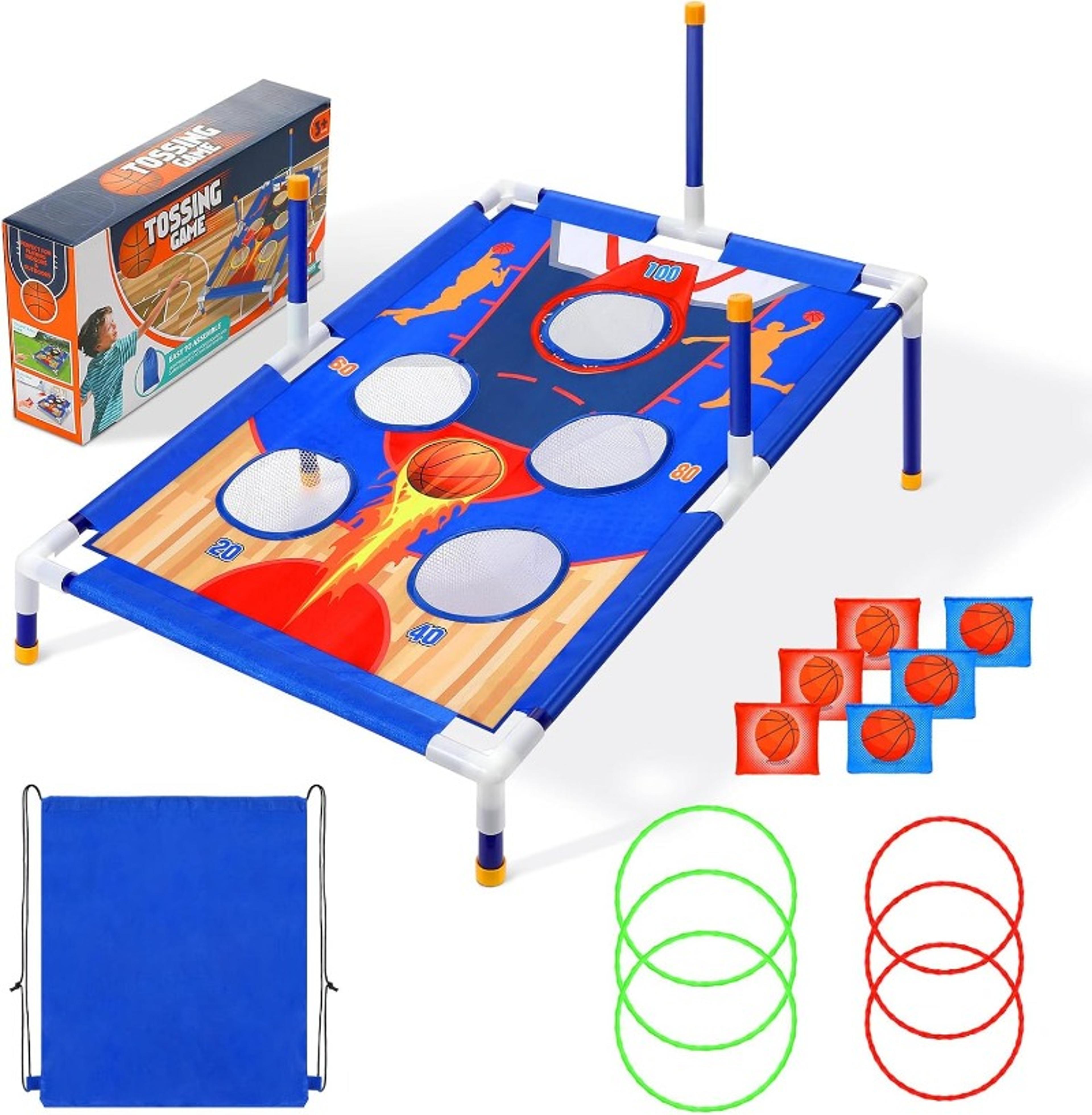 carnival outdoor games set for kids ring toss bean bag toss party game