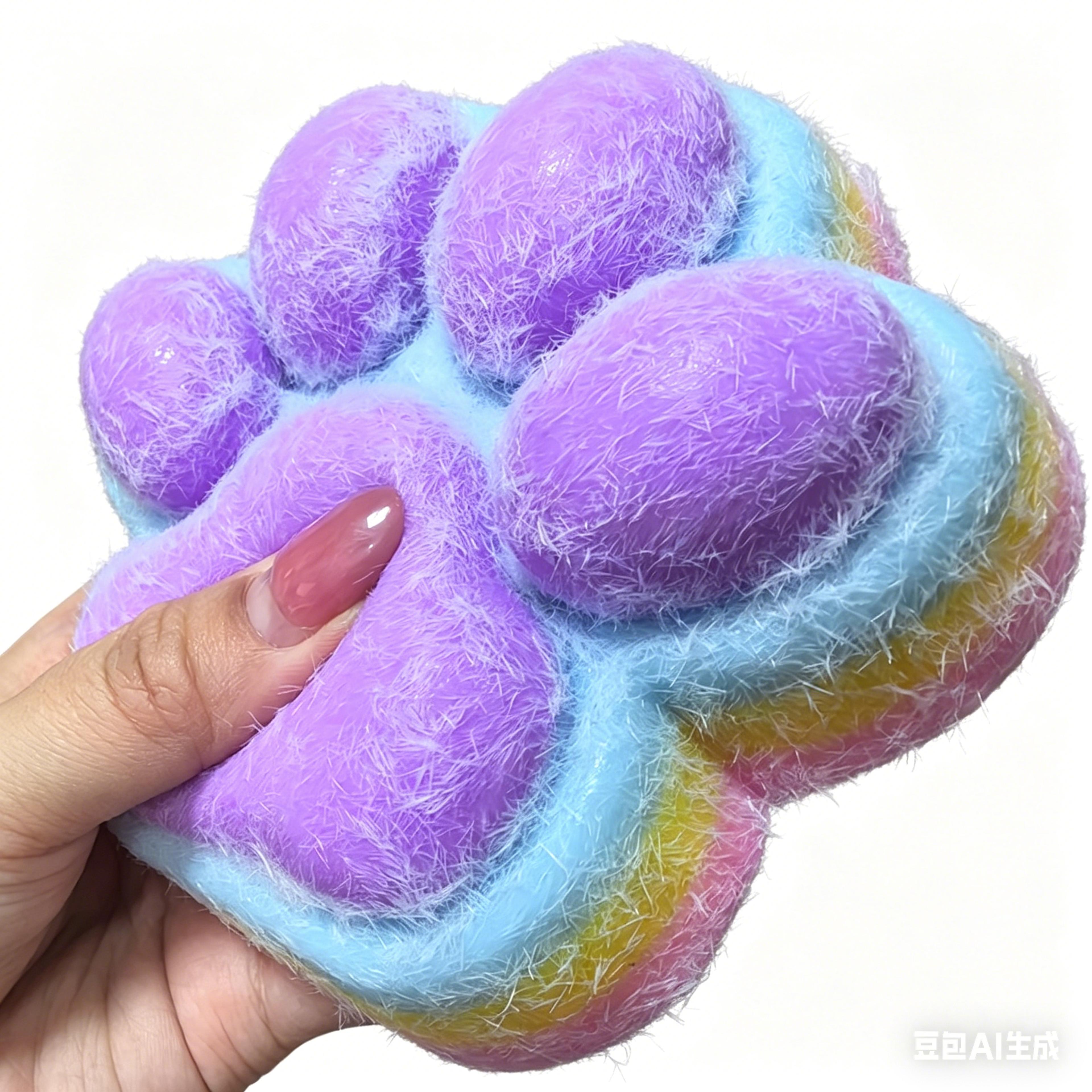 cat paw squishy slow rebound stress relief fidget toy