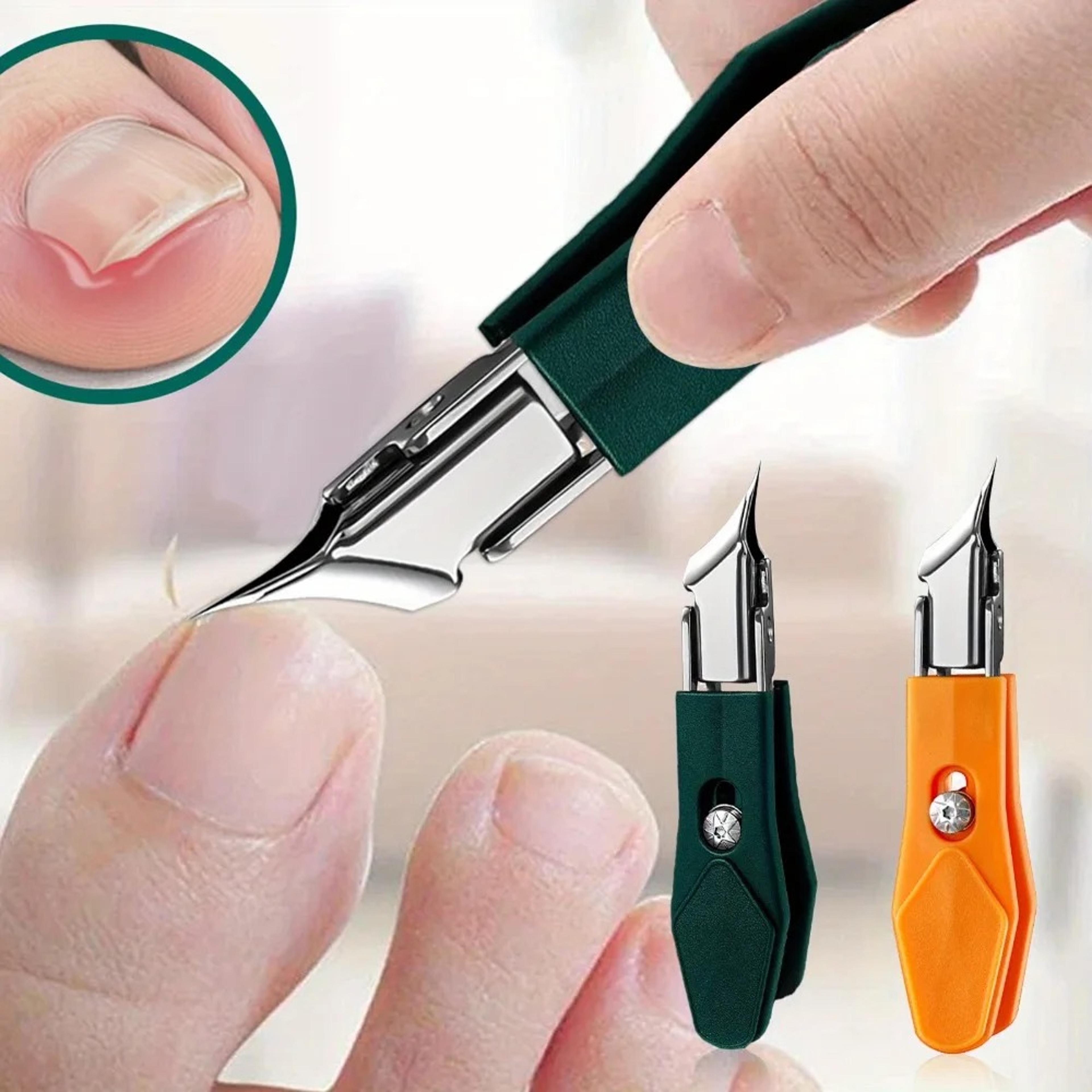 degree slant edge ingrown toenail clipper wide jaw stainless steel nail trimmer