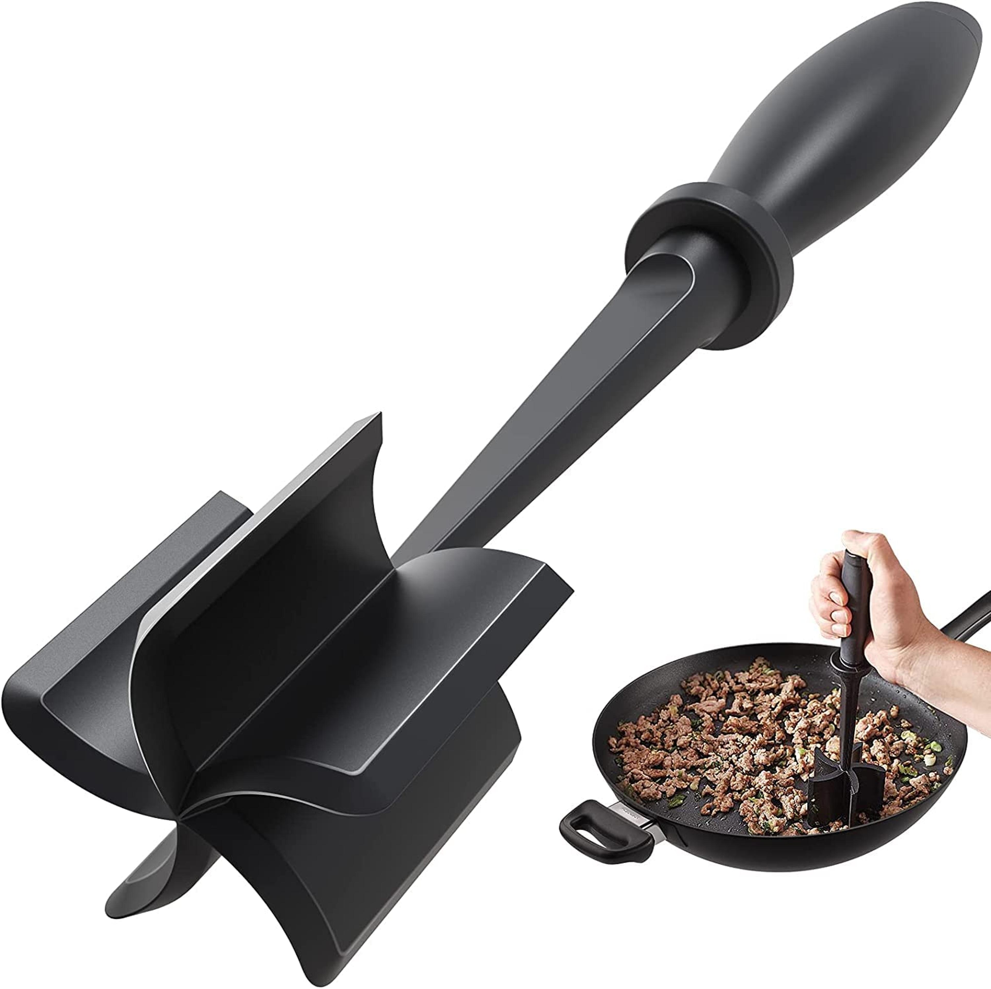blade ground beef chopper heat resistant meat masher kitchen tool