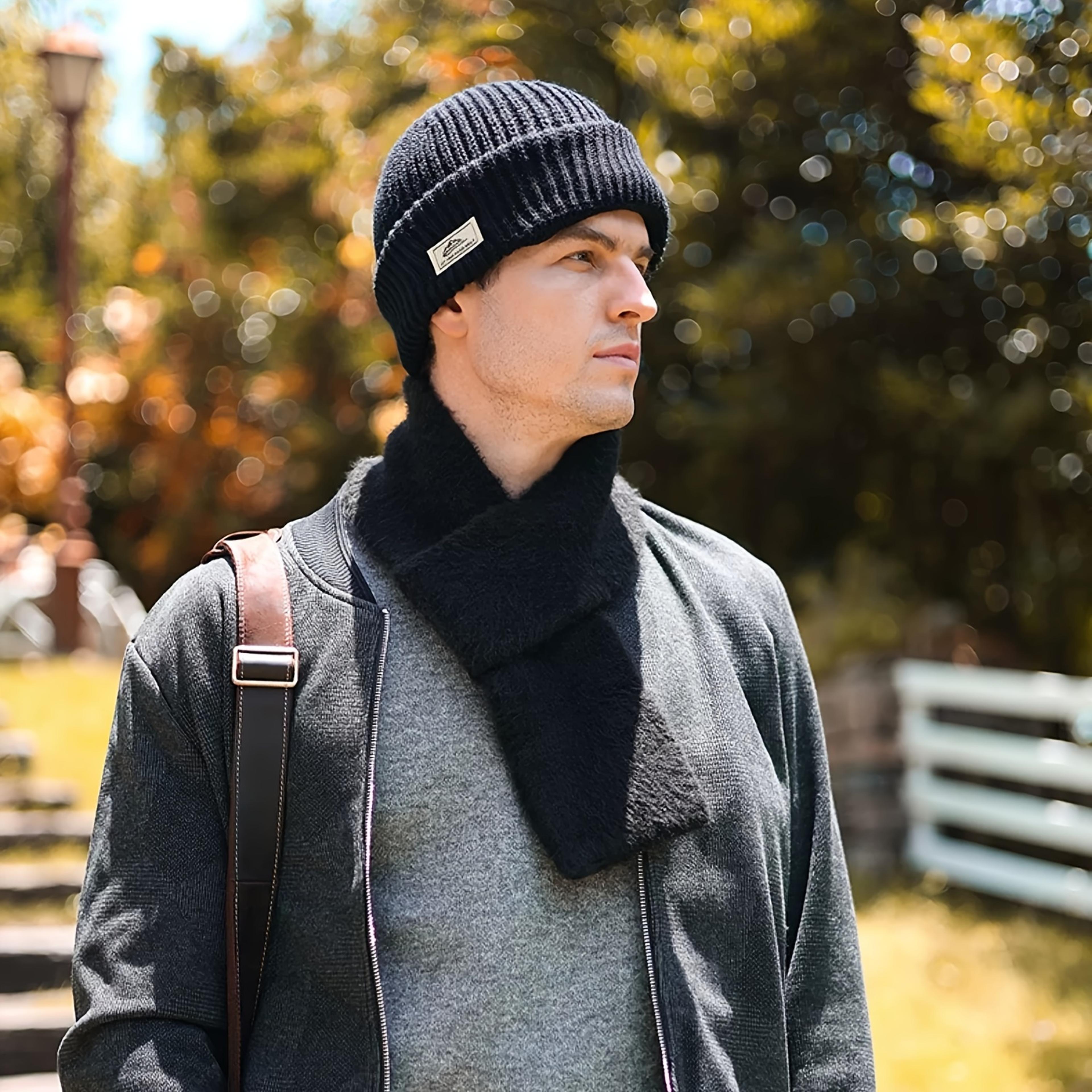 winter balaclava beanie full face mask windproof knitted cycling hat