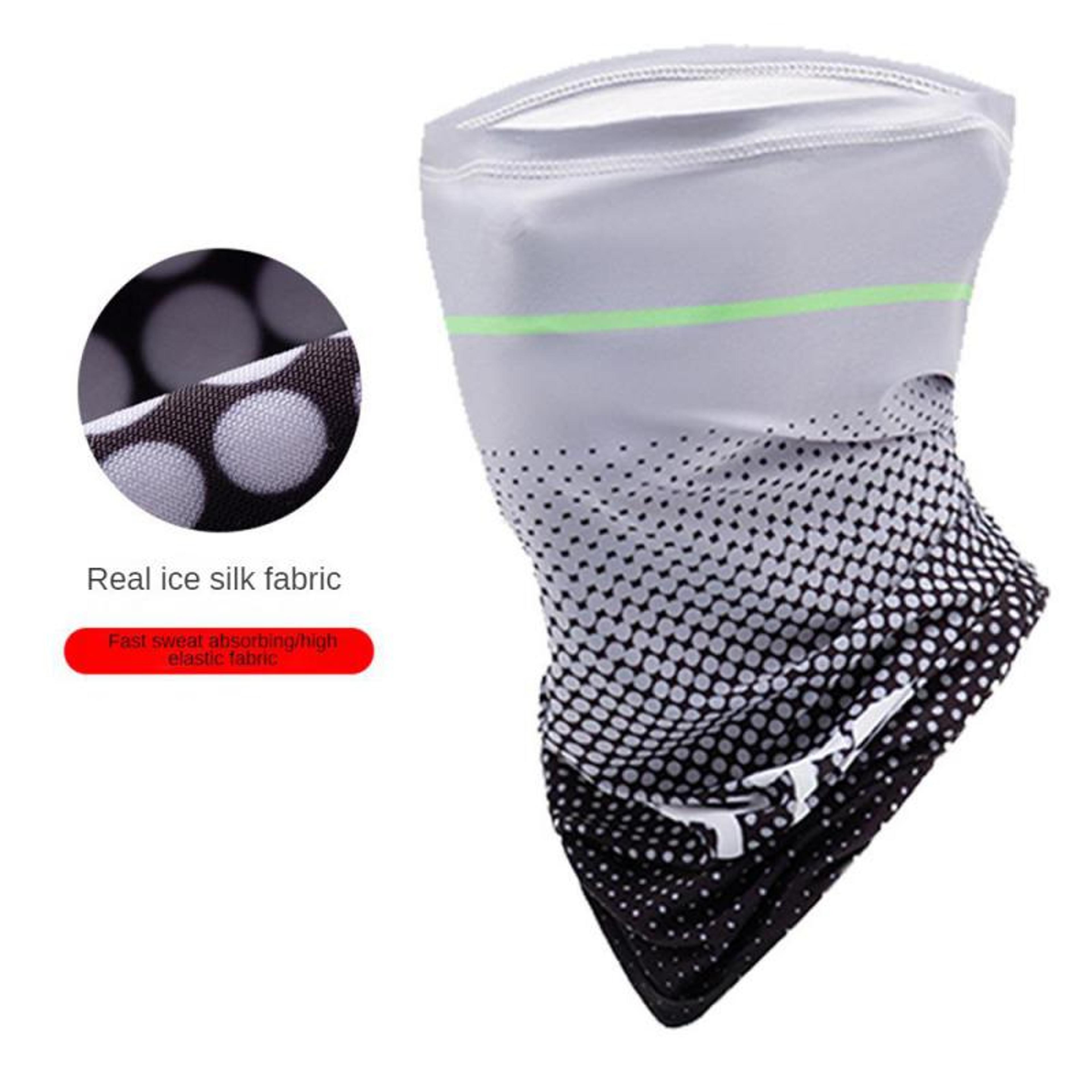 ice silk cycling face mask polyester neck gaiter for hiking camping and motorcycle riding