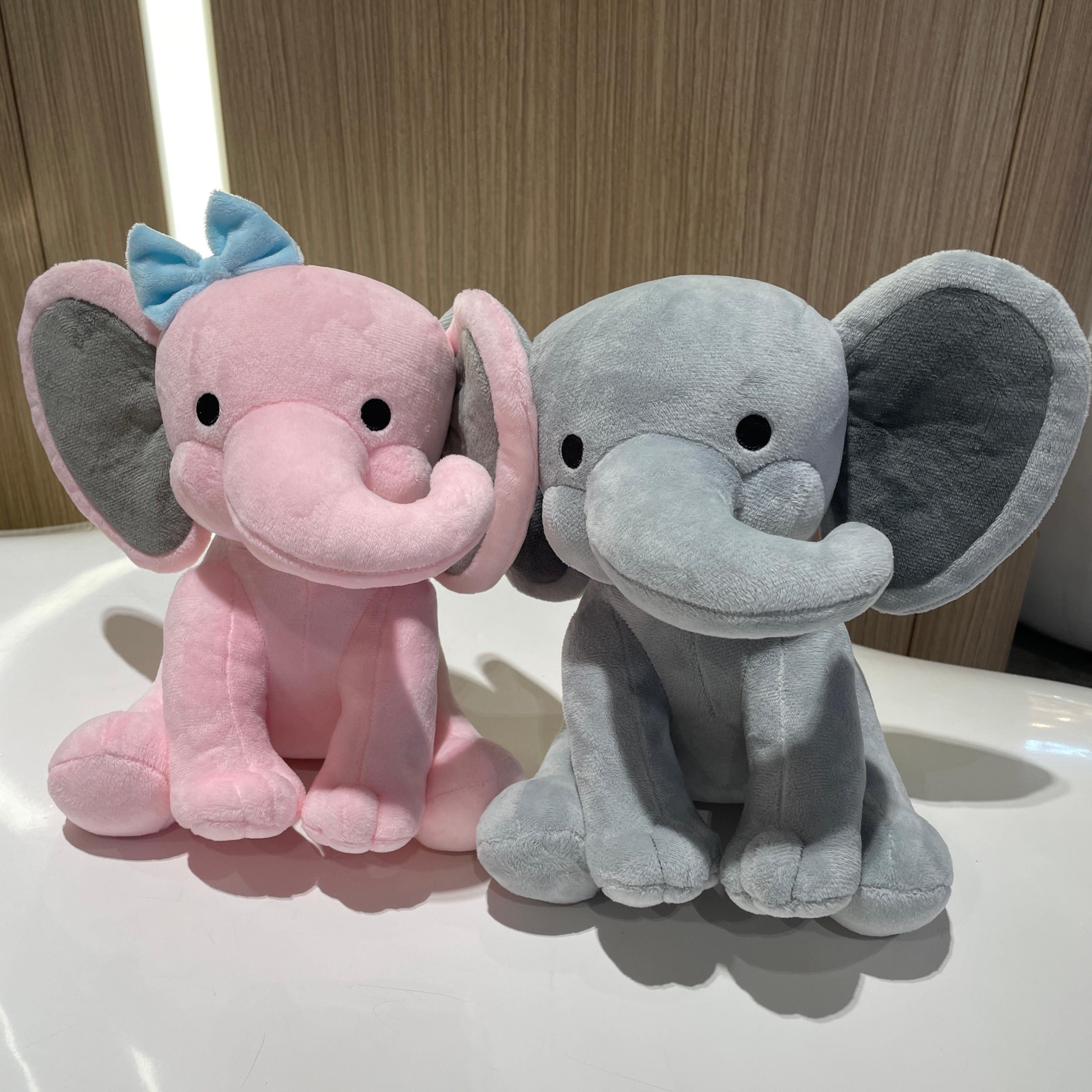 elephant plush toy with pp cotton filling for kids room decor