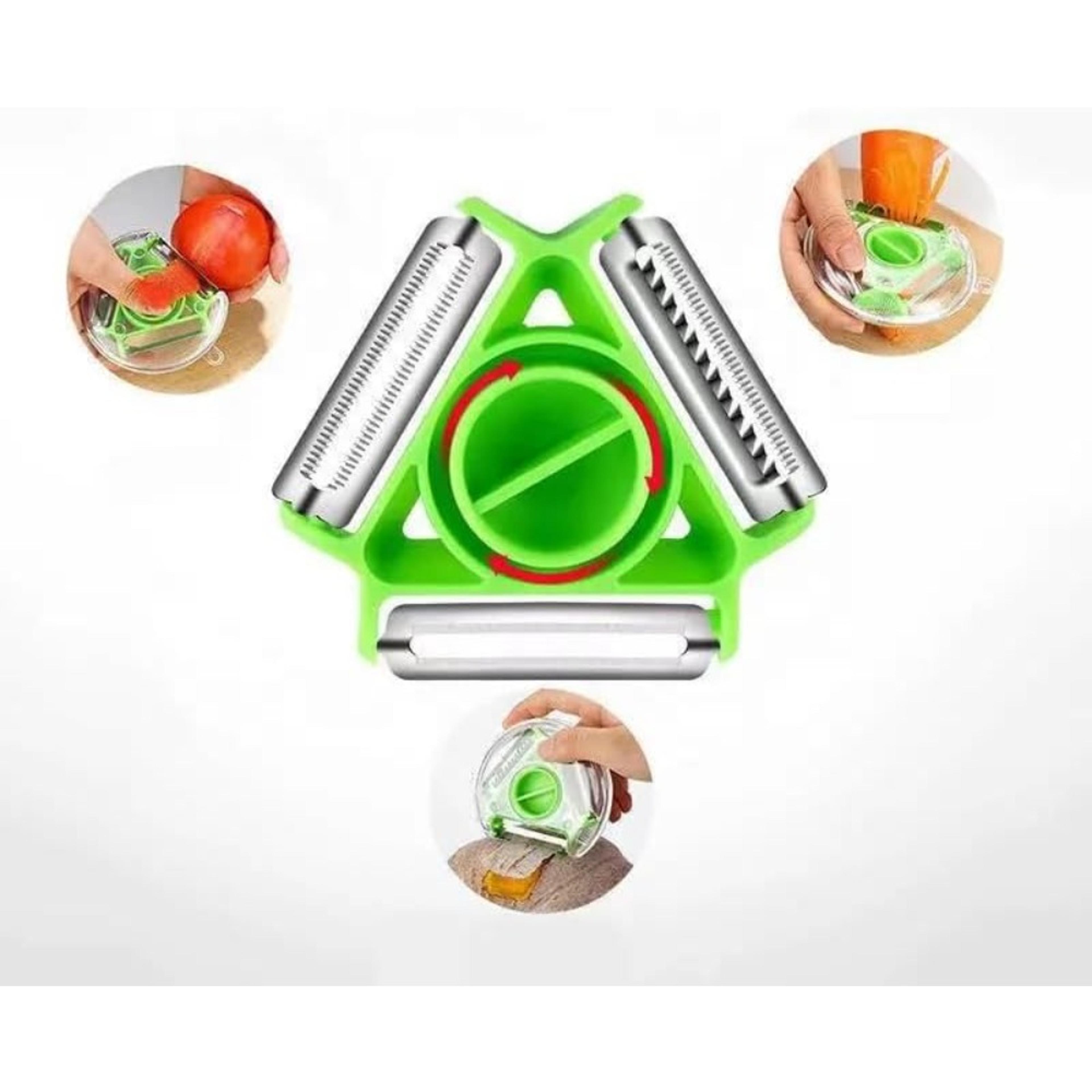 rotary stainless steel vegetable peeler slicer and grater