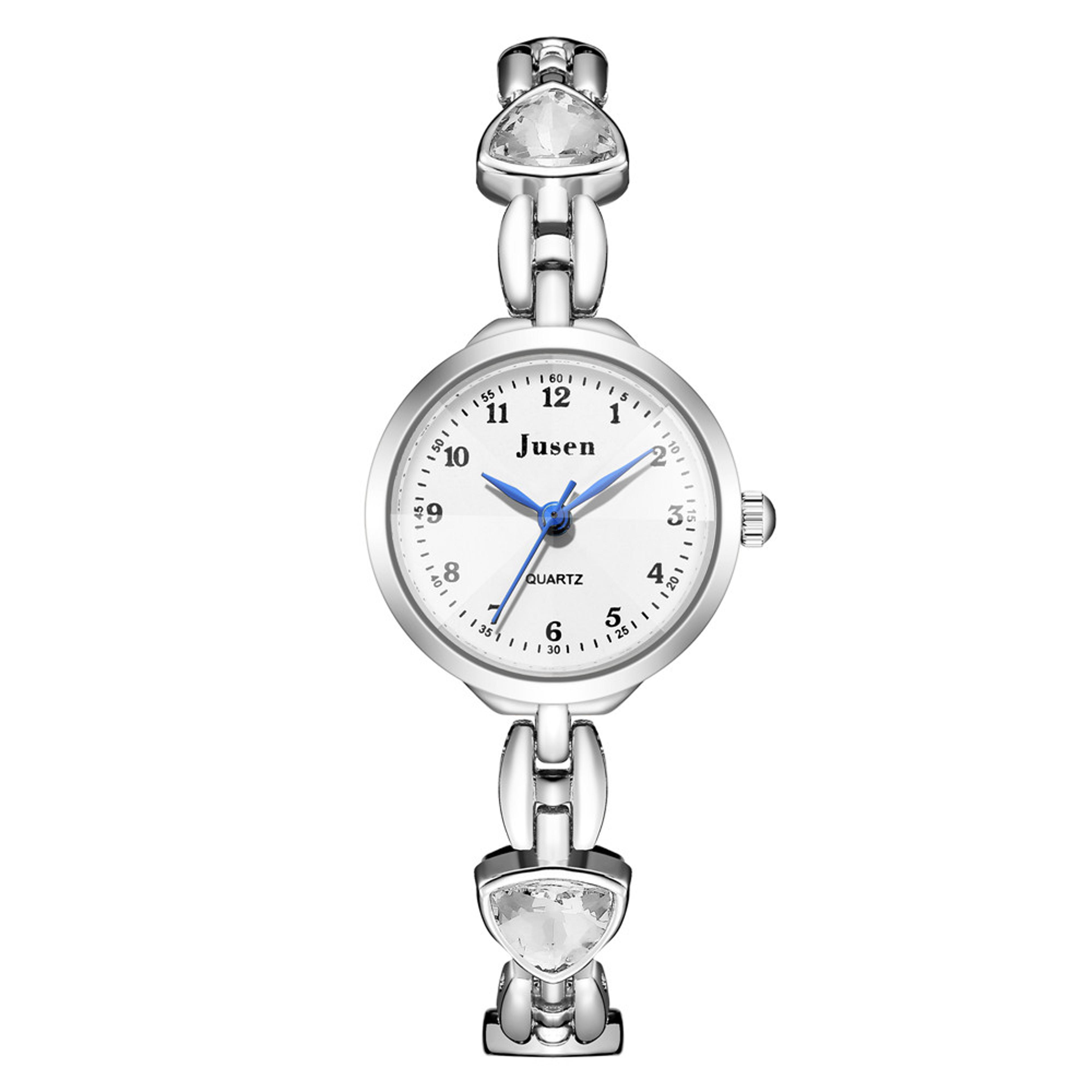 rhinestone small dial quartz bracelet watch for women
