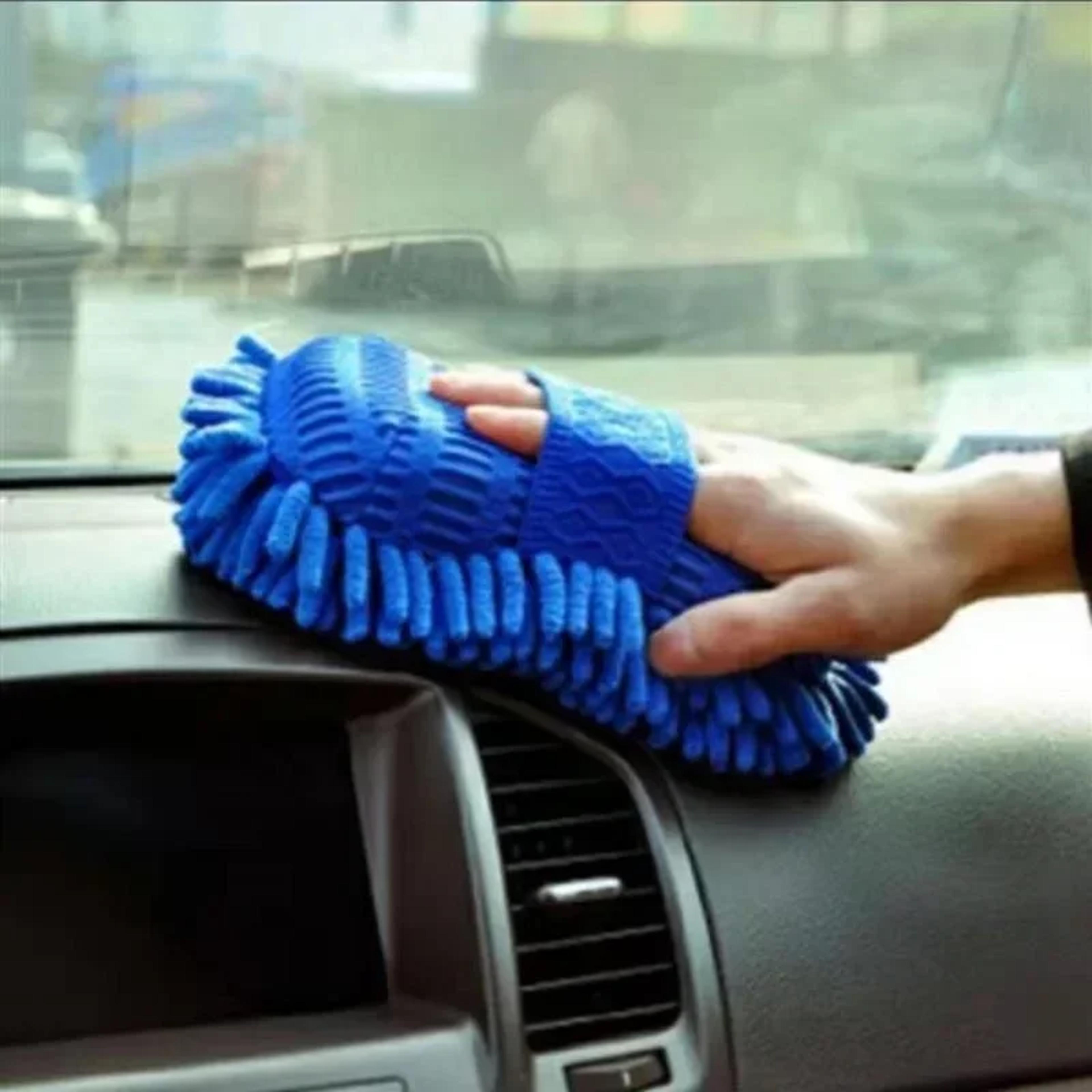 microfiber chenille car wash sponge cleaning pad