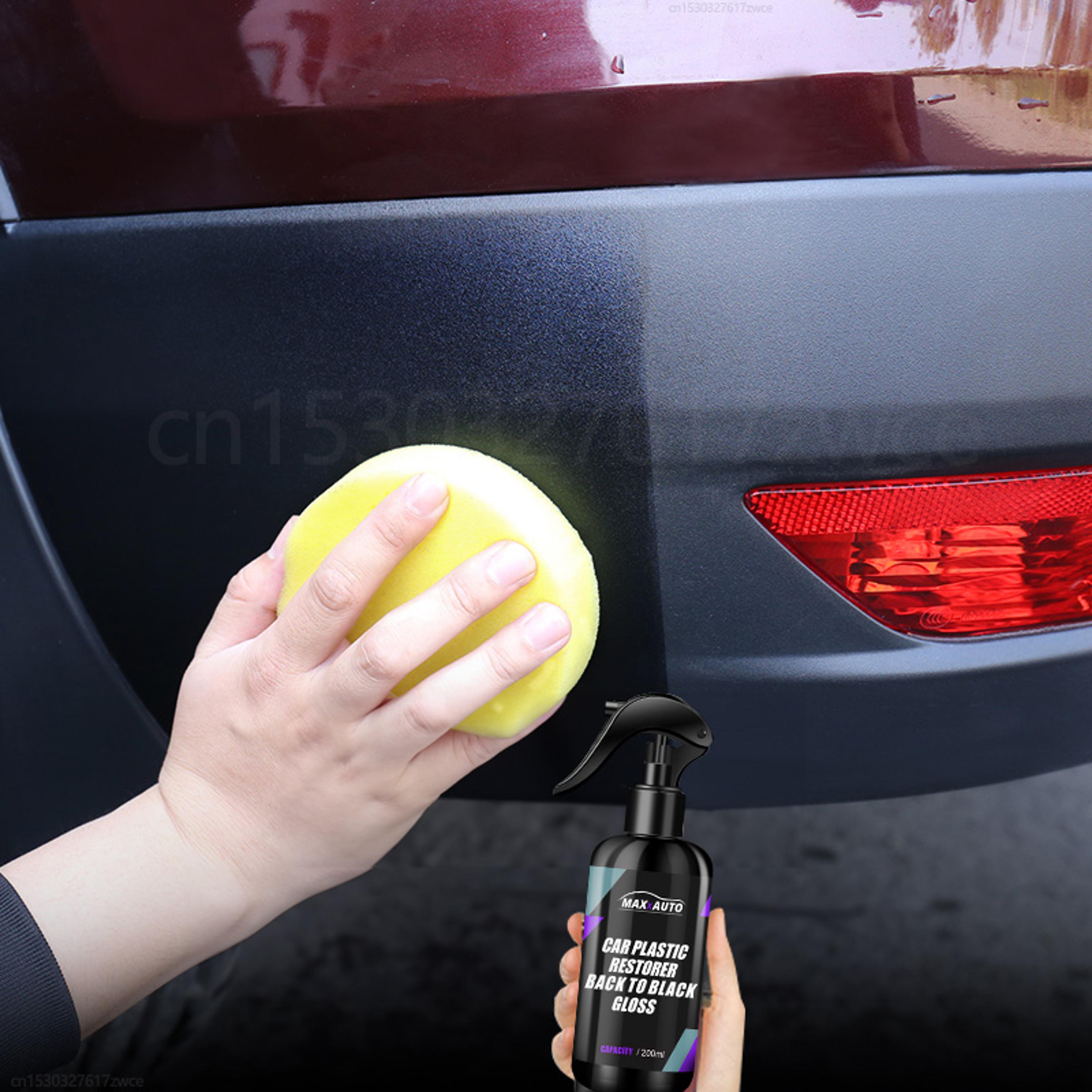 car plastic restorer gloss finish plastic and rubber renovator