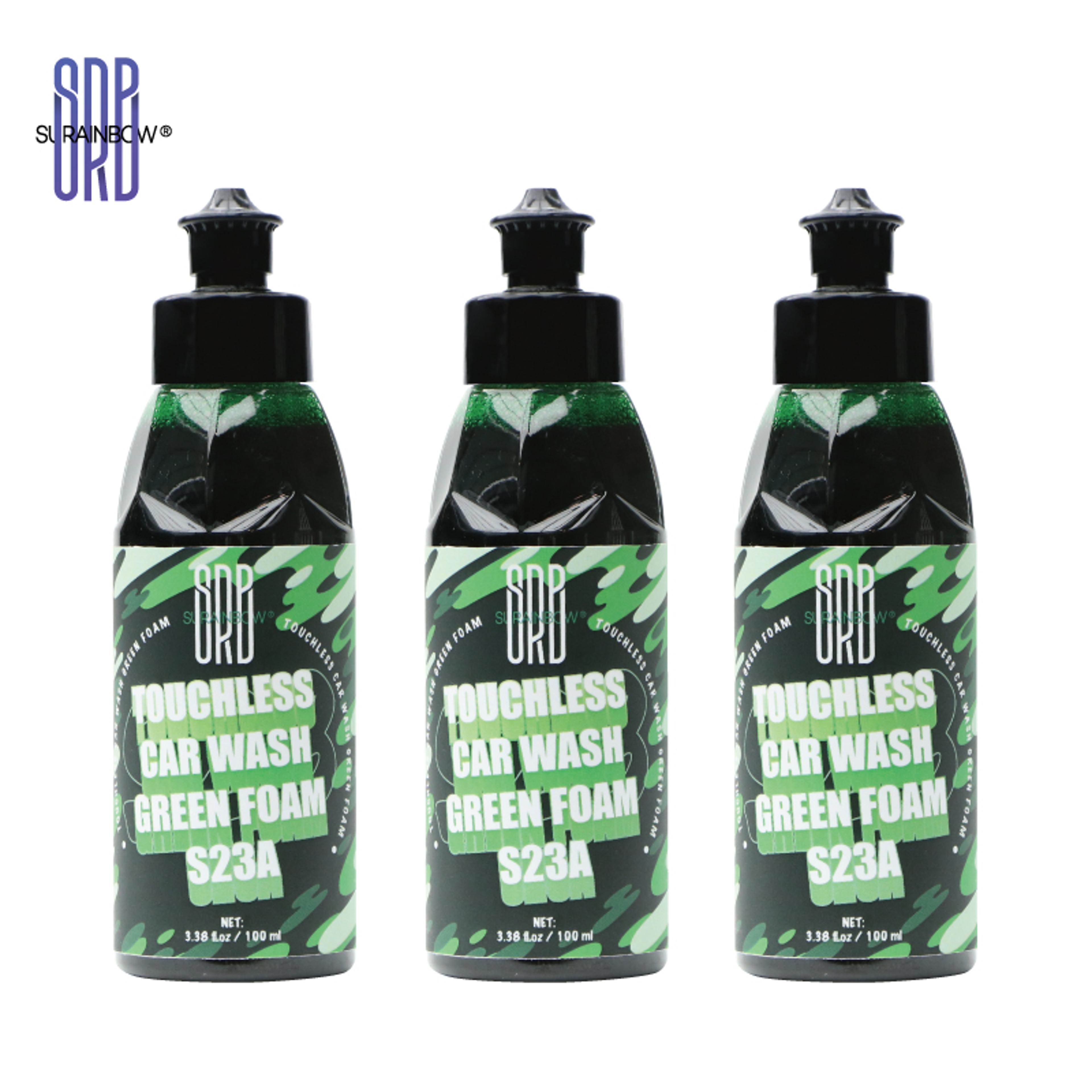 concentrated green foaming car wash soap for foam cannons guns and bucket washing