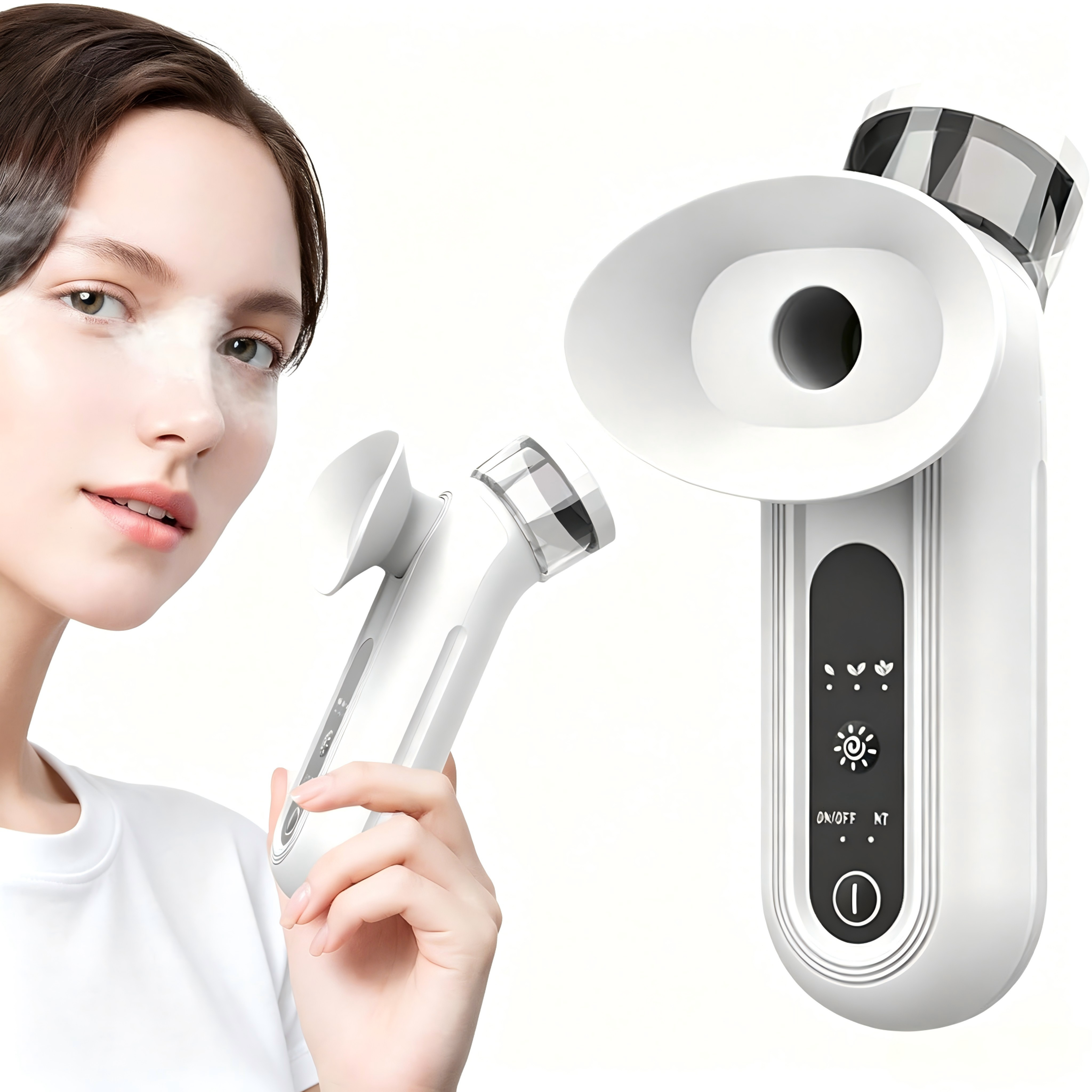 portable eye steam device and hydrating facial mister for eye care