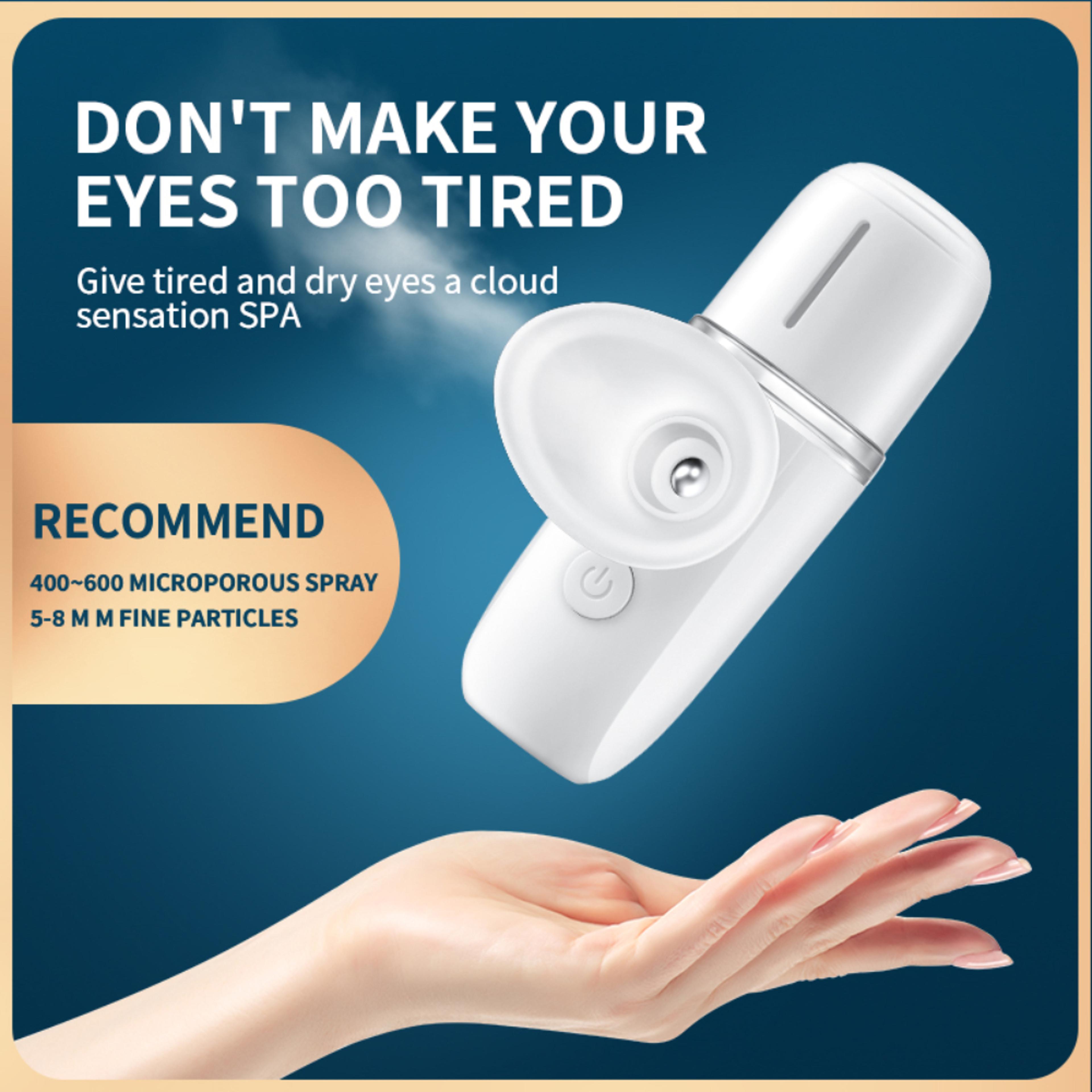heated eye steam mister rechargeable portable eye care sprayer