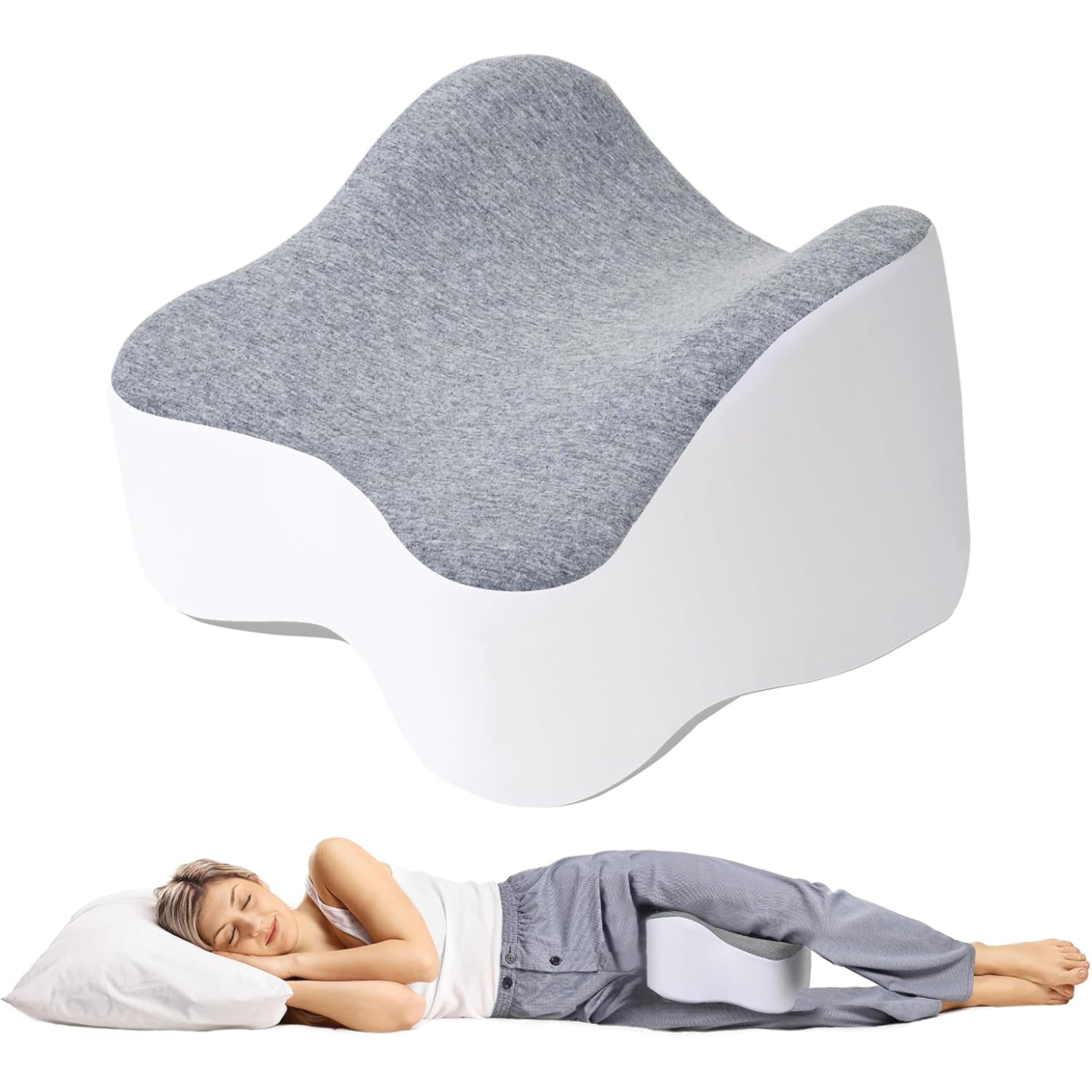 memory foam leg and knee pillow for side sleepers