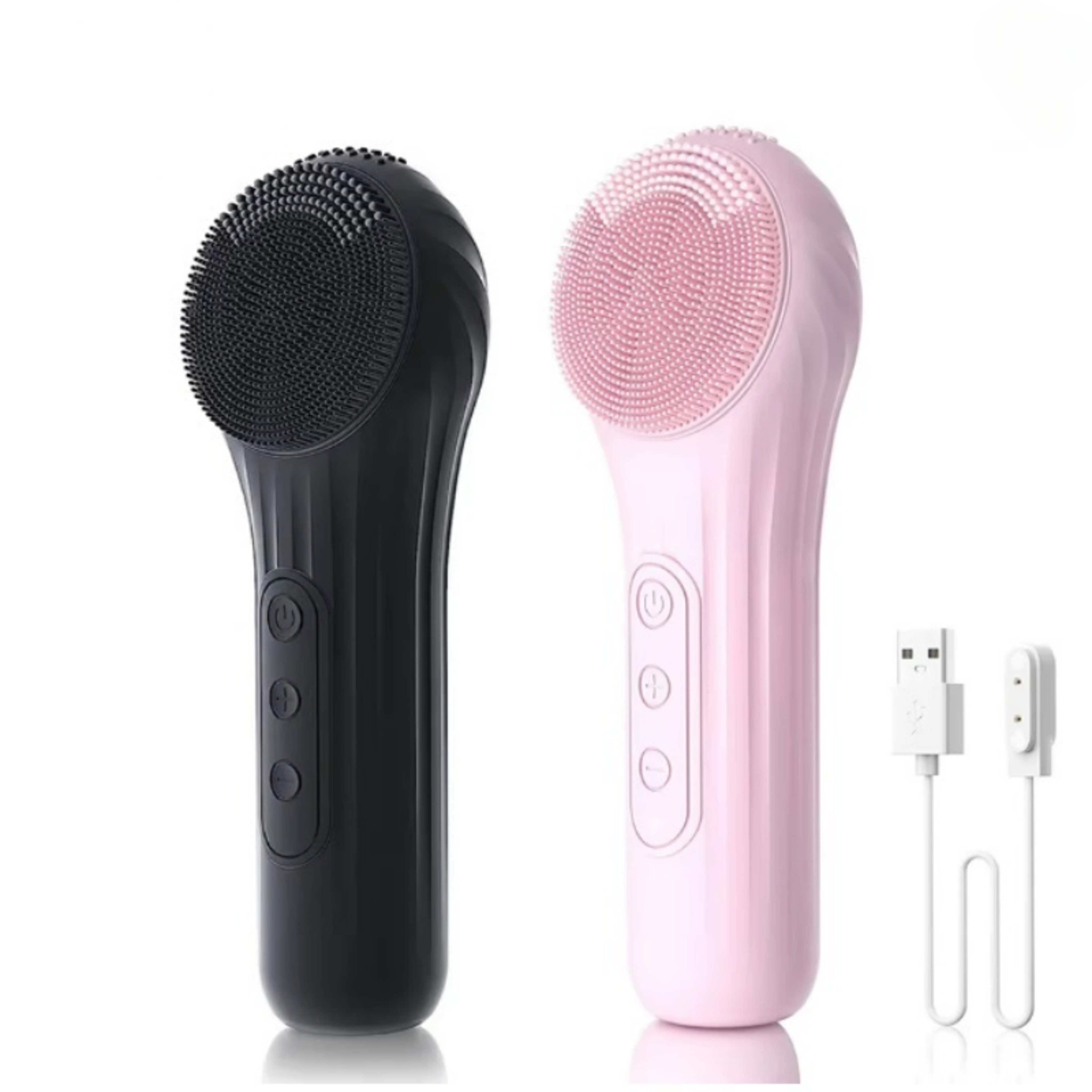 sonic facial cleansing brush with 5 adjustable speeds and ipx7 waterproof design