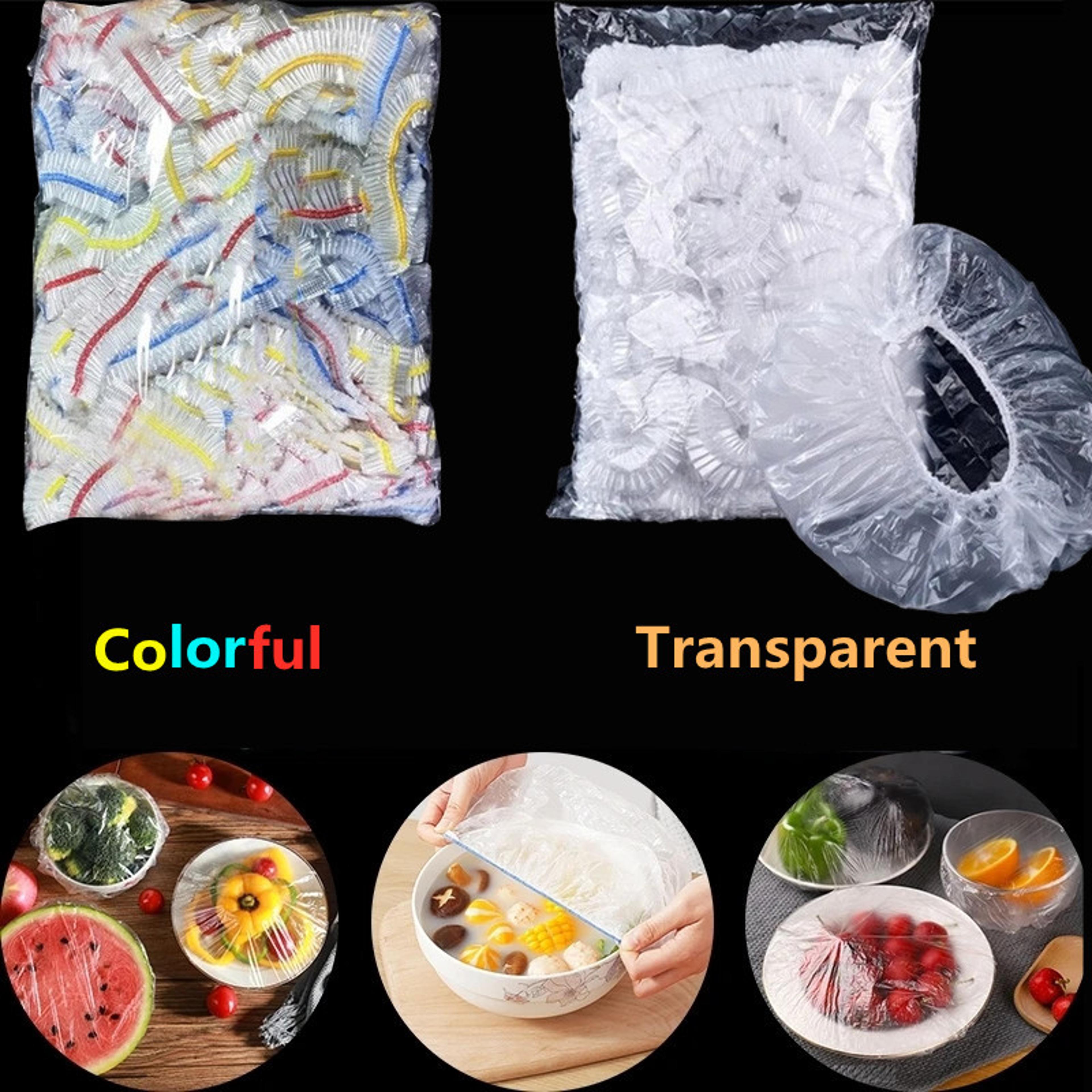 disposable elastic food covers – colorful pe plastic bowl and refrigerator covers