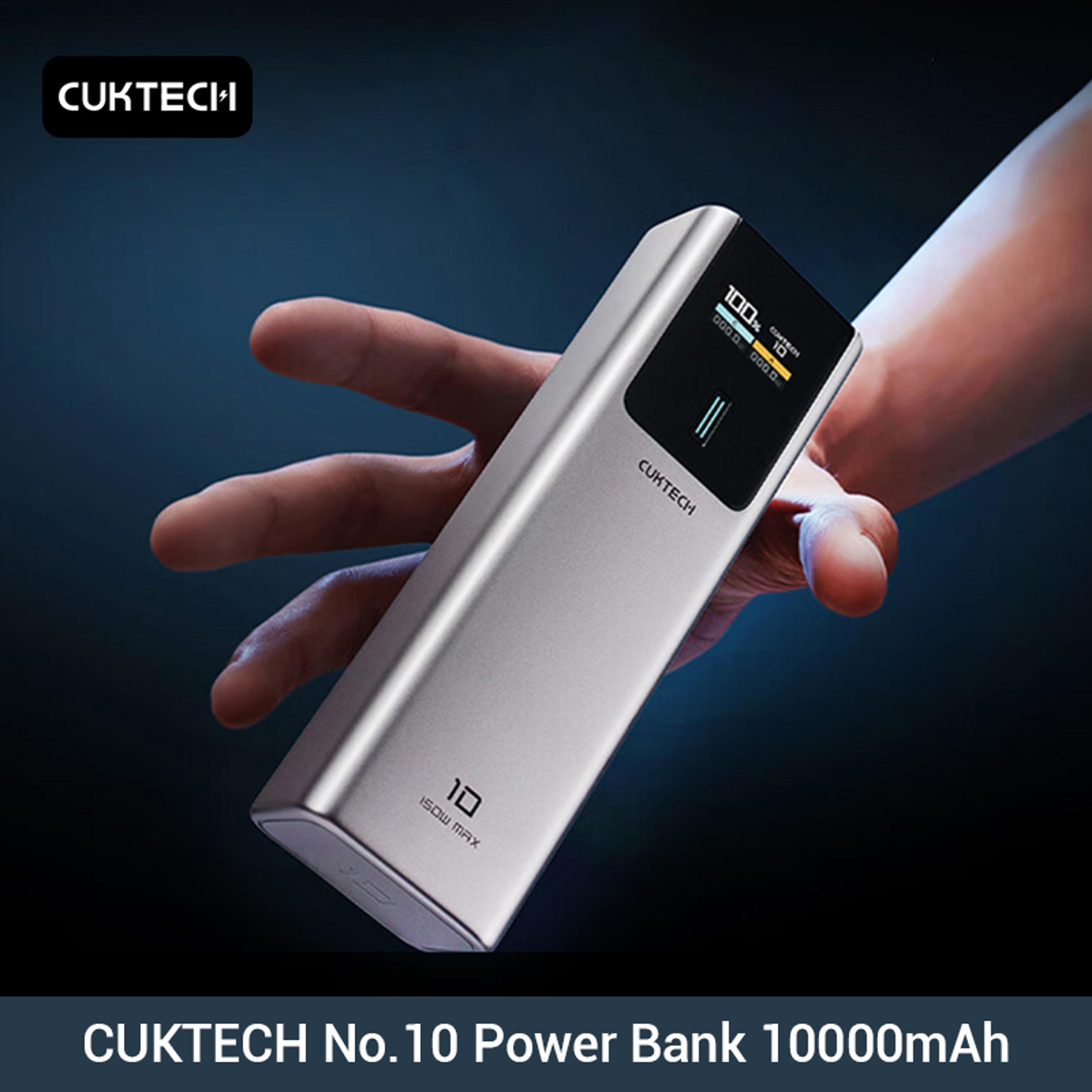 10000mah portable power bank with 120w max output and digital display