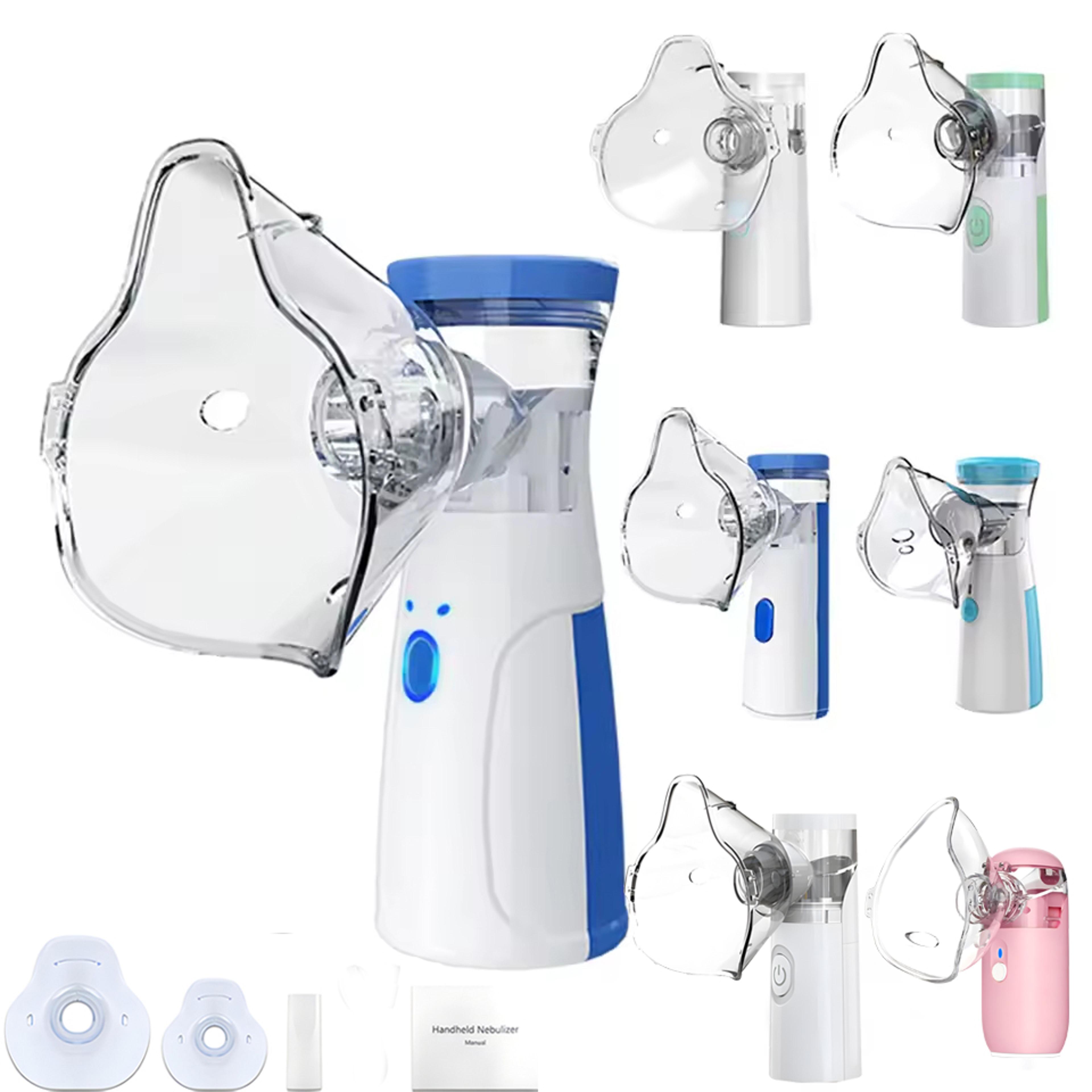 portable mesh nebulizer for adults kids and pets – quiet ultrasonic inhaler